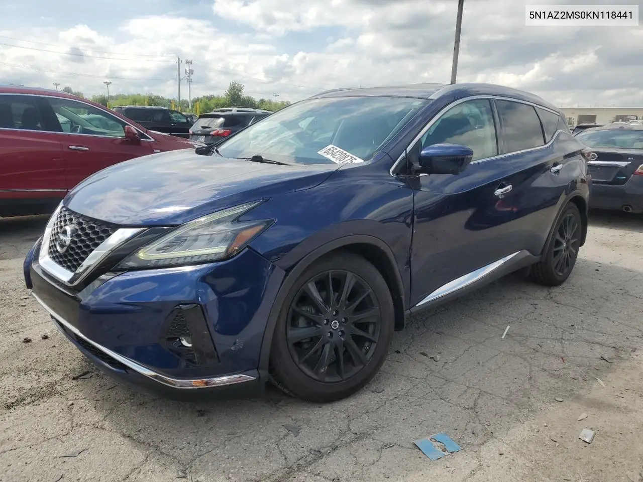 2019 Nissan Murano S VIN: 5N1AZ2MS0KN118441 Lot: 65420875