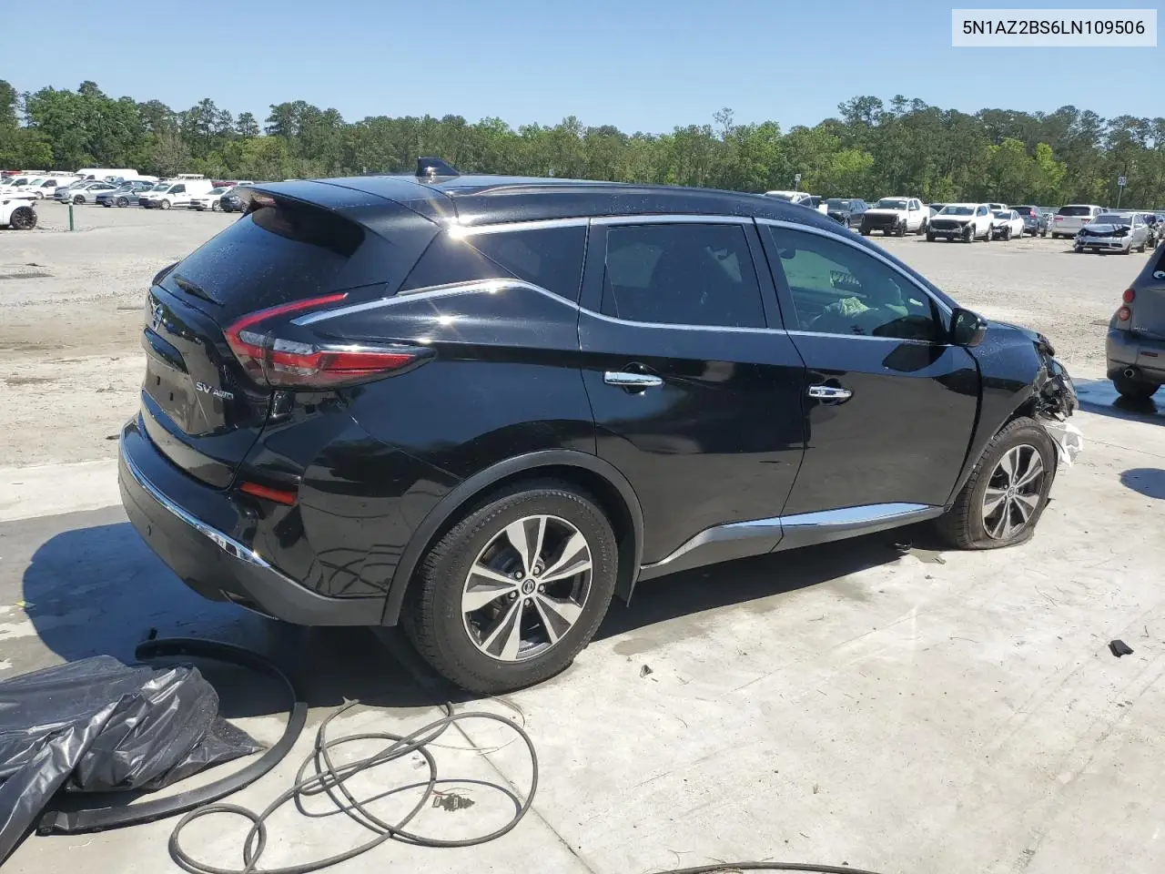 2020 Nissan Murano Sv VIN: 5N1AZ2BS6LN109506 Lot: 52860405
