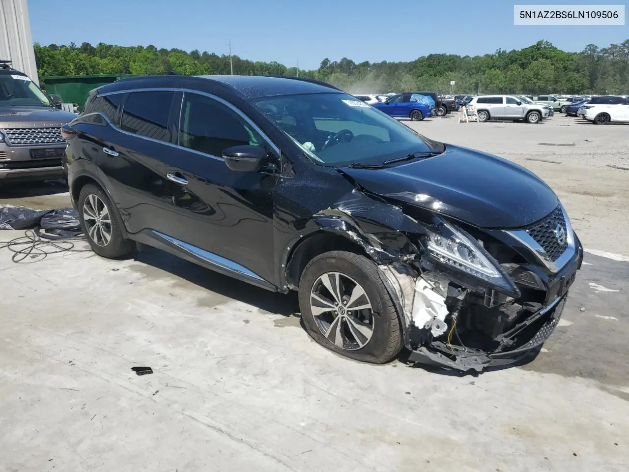 2020 Nissan Murano Sv VIN: 5N1AZ2BS6LN109506 Lot: 52860405