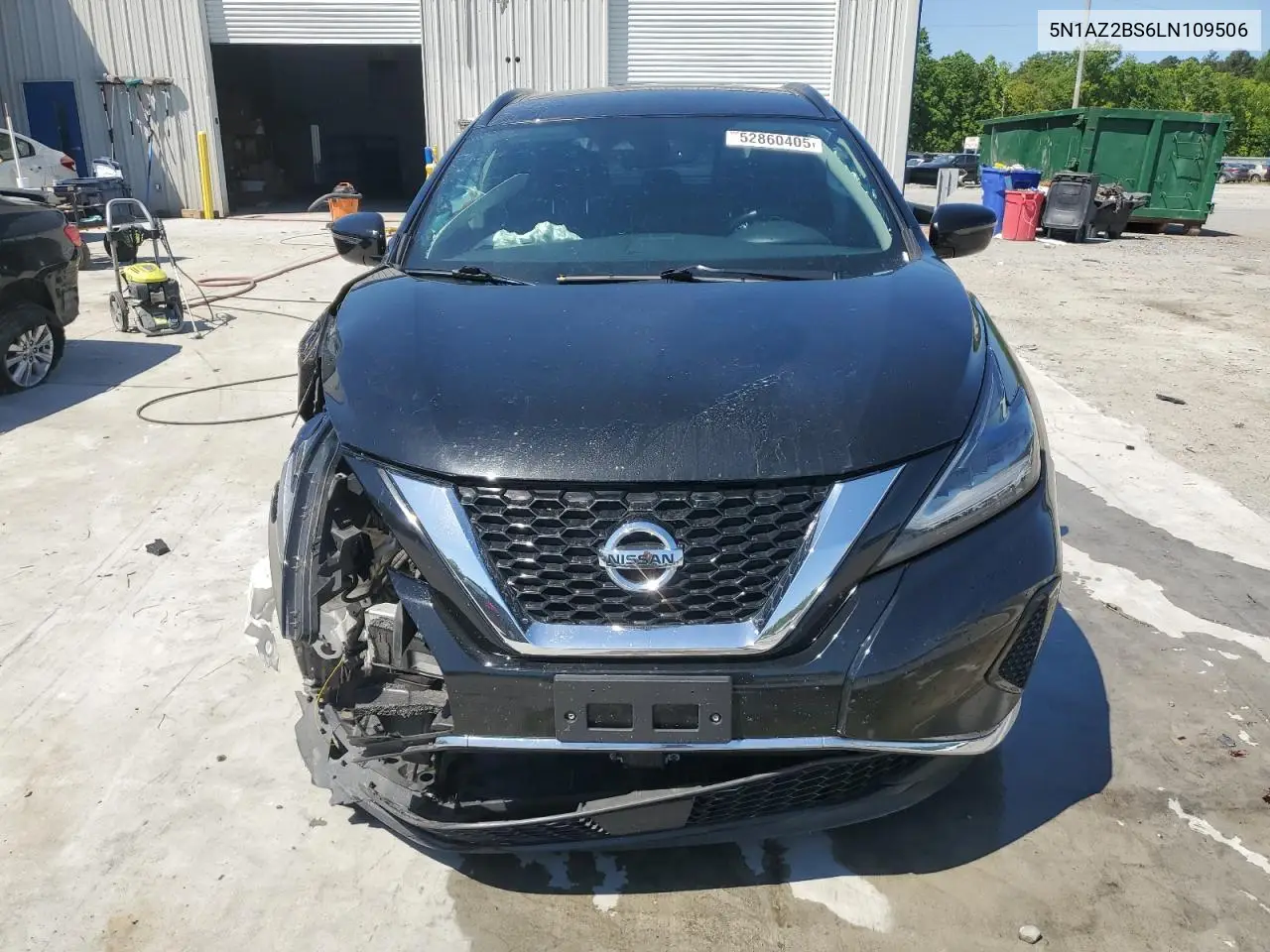 2020 Nissan Murano Sv VIN: 5N1AZ2BS6LN109506 Lot: 52860405