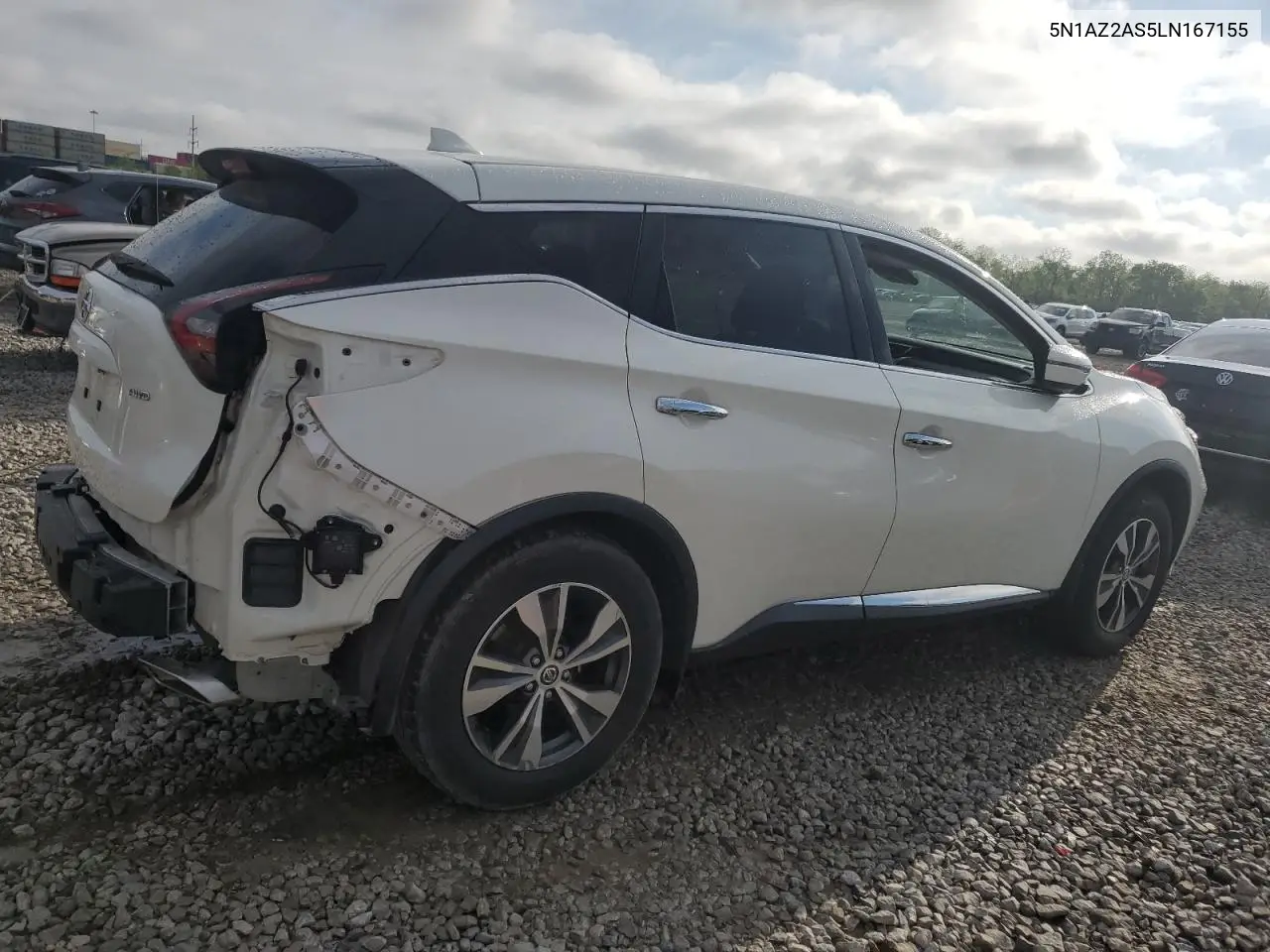 2020 Nissan Murano S VIN: 5N1AZ2AS5LN167155 Lot: 56549325