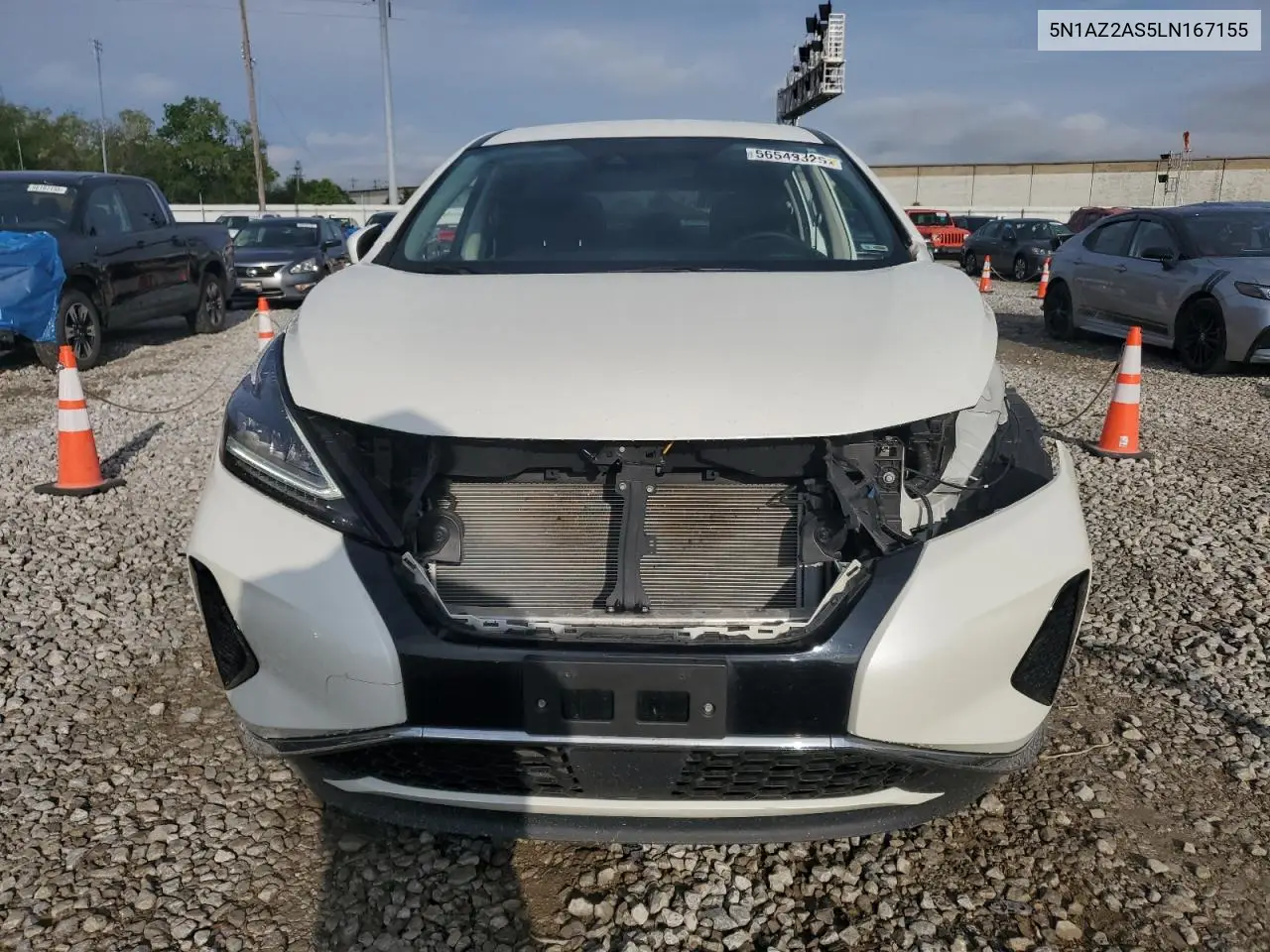 2020 Nissan Murano S VIN: 5N1AZ2AS5LN167155 Lot: 56549325
