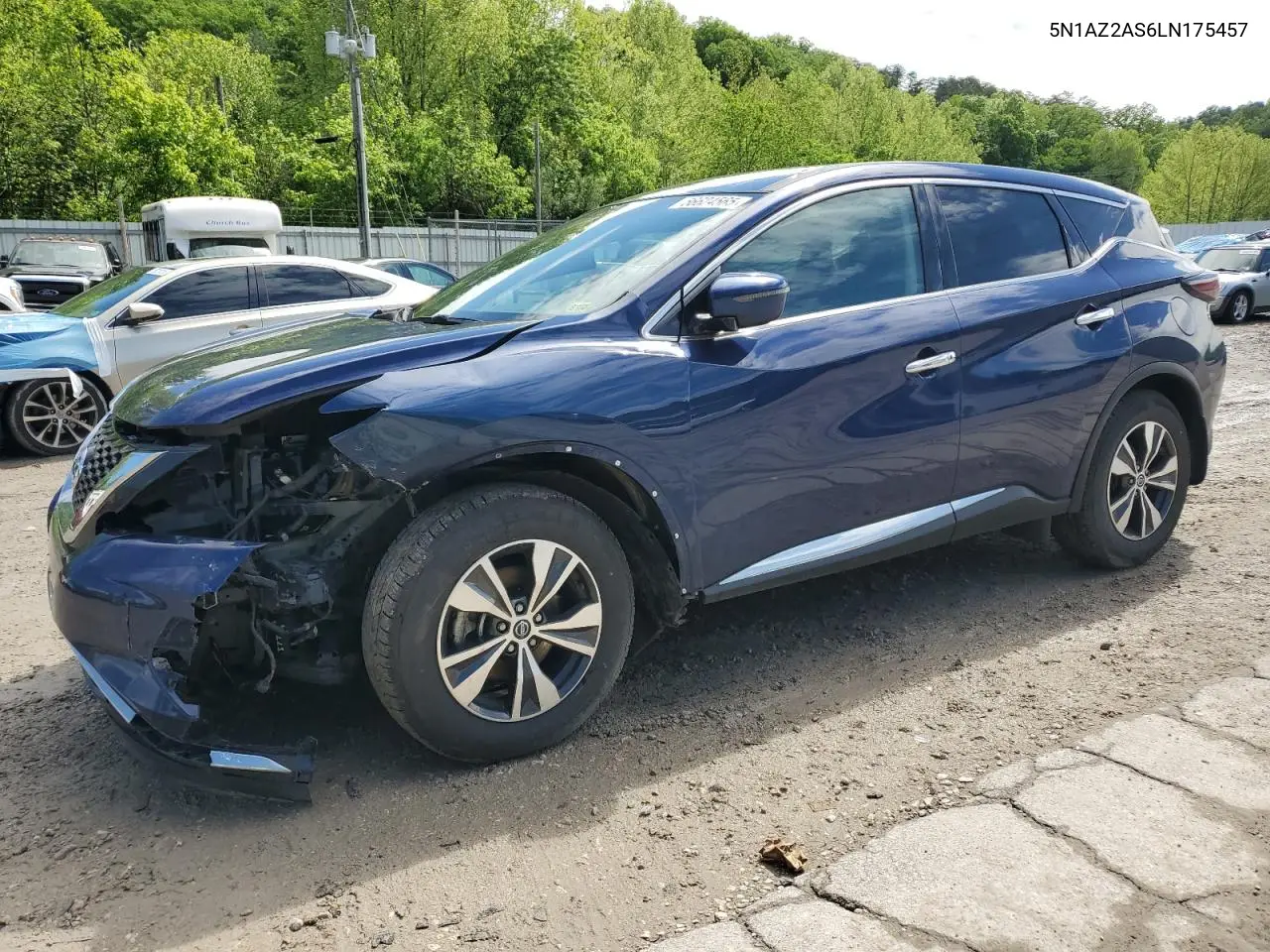 2020 Nissan Murano S VIN: 5N1AZ2AS6LN175457 Lot: 56624565