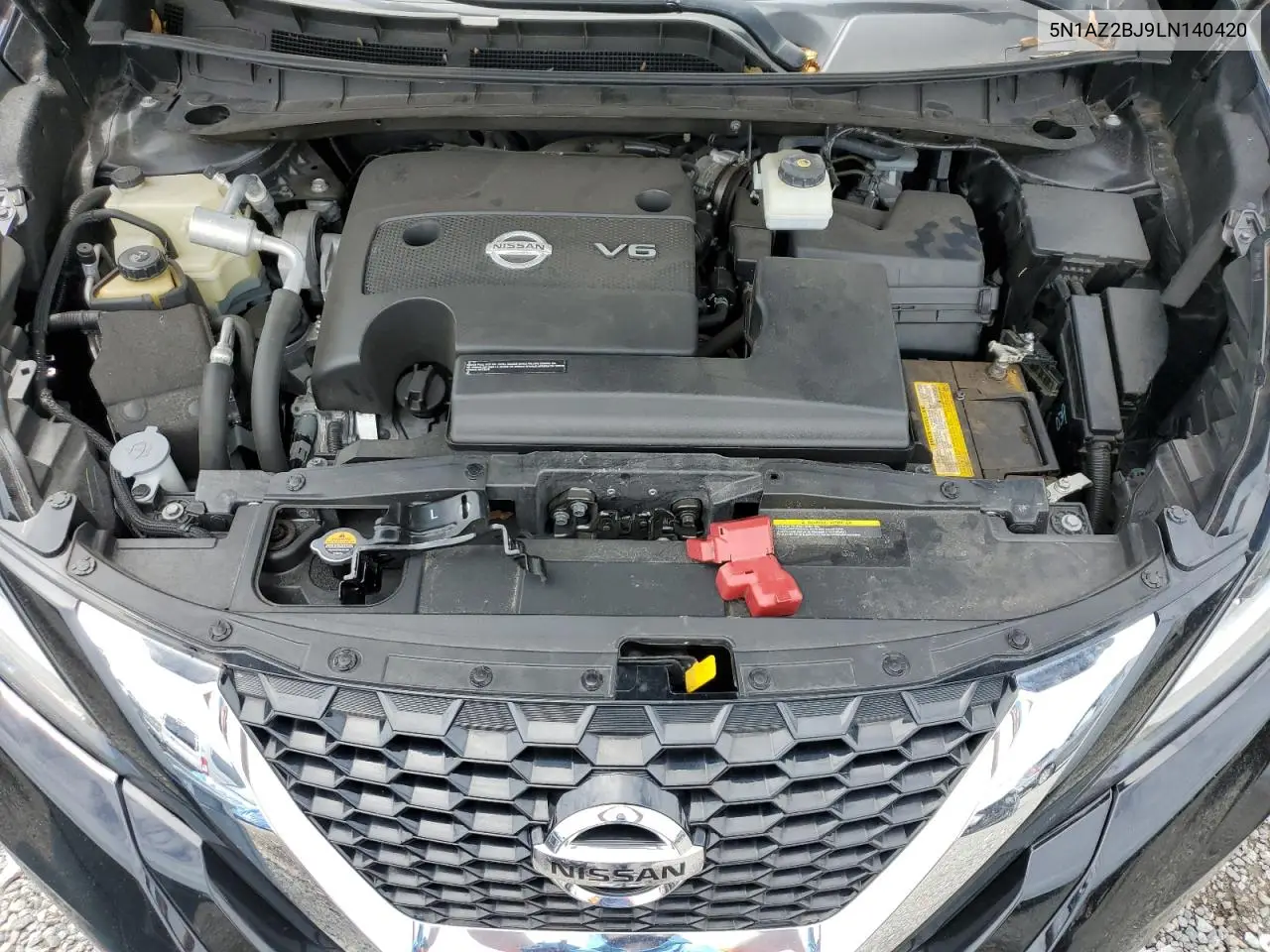 2020 Nissan Murano Sv VIN: 5N1AZ2BJ9LN140420 Lot: 62720055