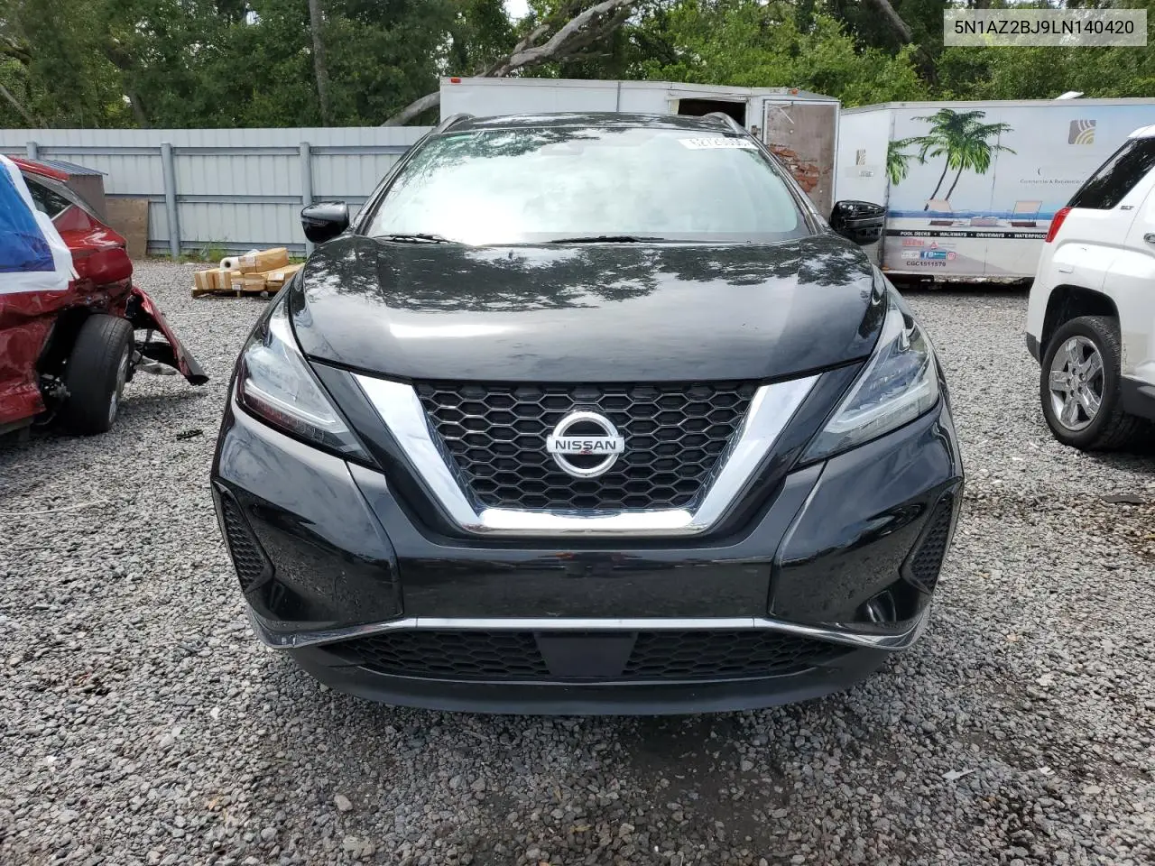 2020 Nissan Murano Sv VIN: 5N1AZ2BJ9LN140420 Lot: 62720055