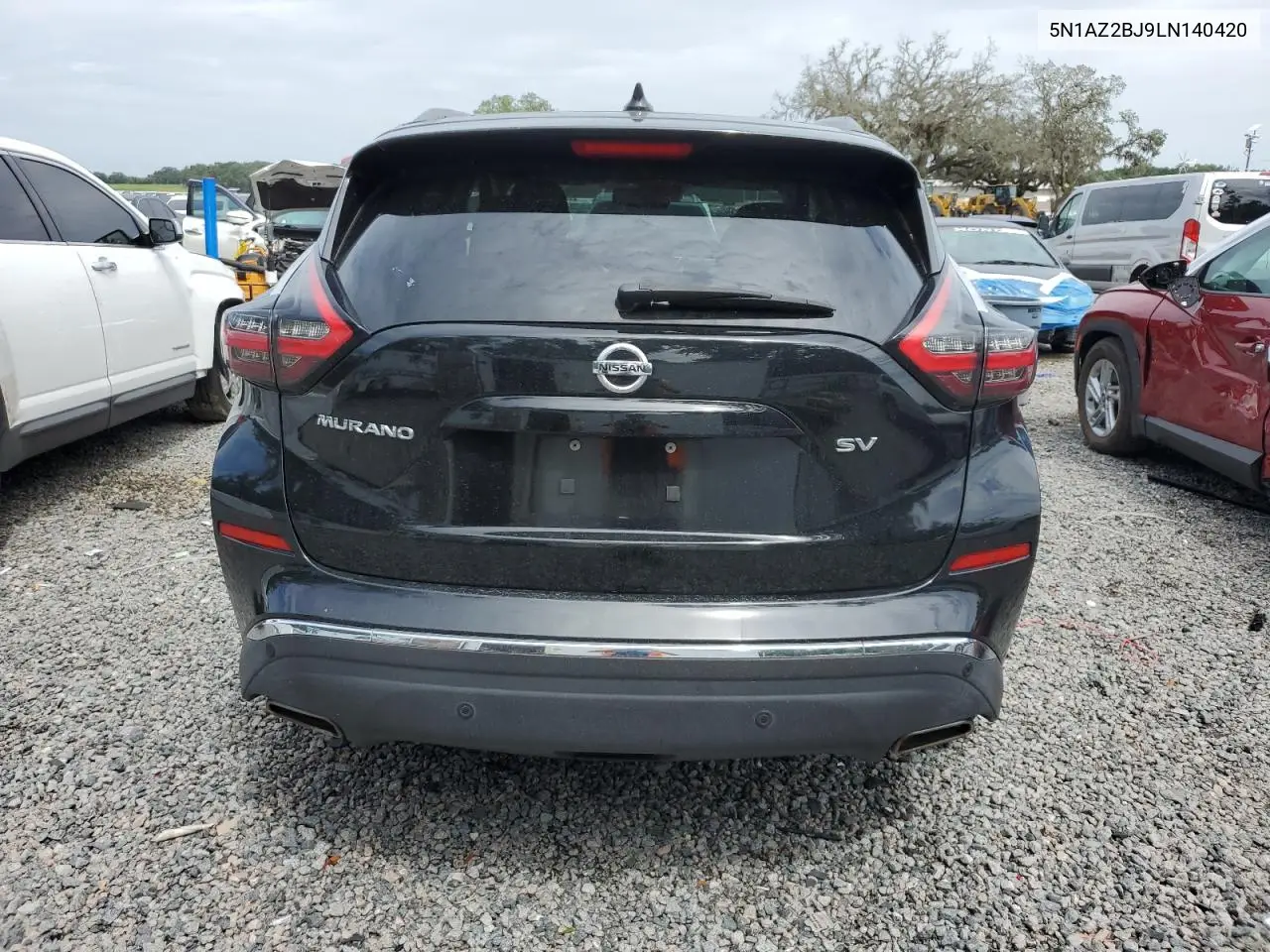 2020 Nissan Murano Sv VIN: 5N1AZ2BJ9LN140420 Lot: 62720055