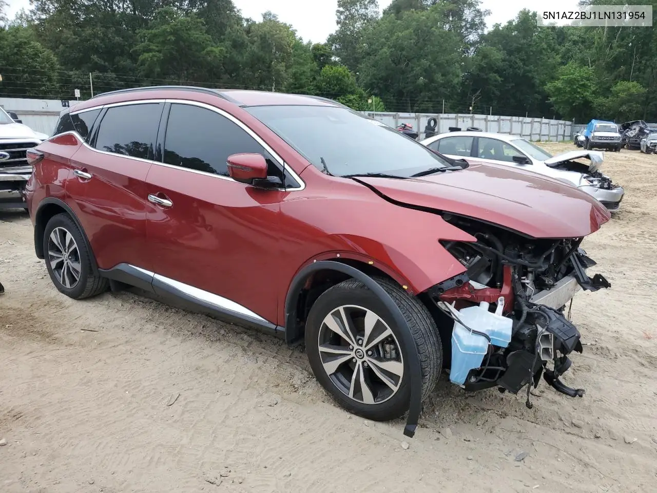 2020 Nissan Murano Sv VIN: 5N1AZ2BJ1LN131954 Lot: 62722795