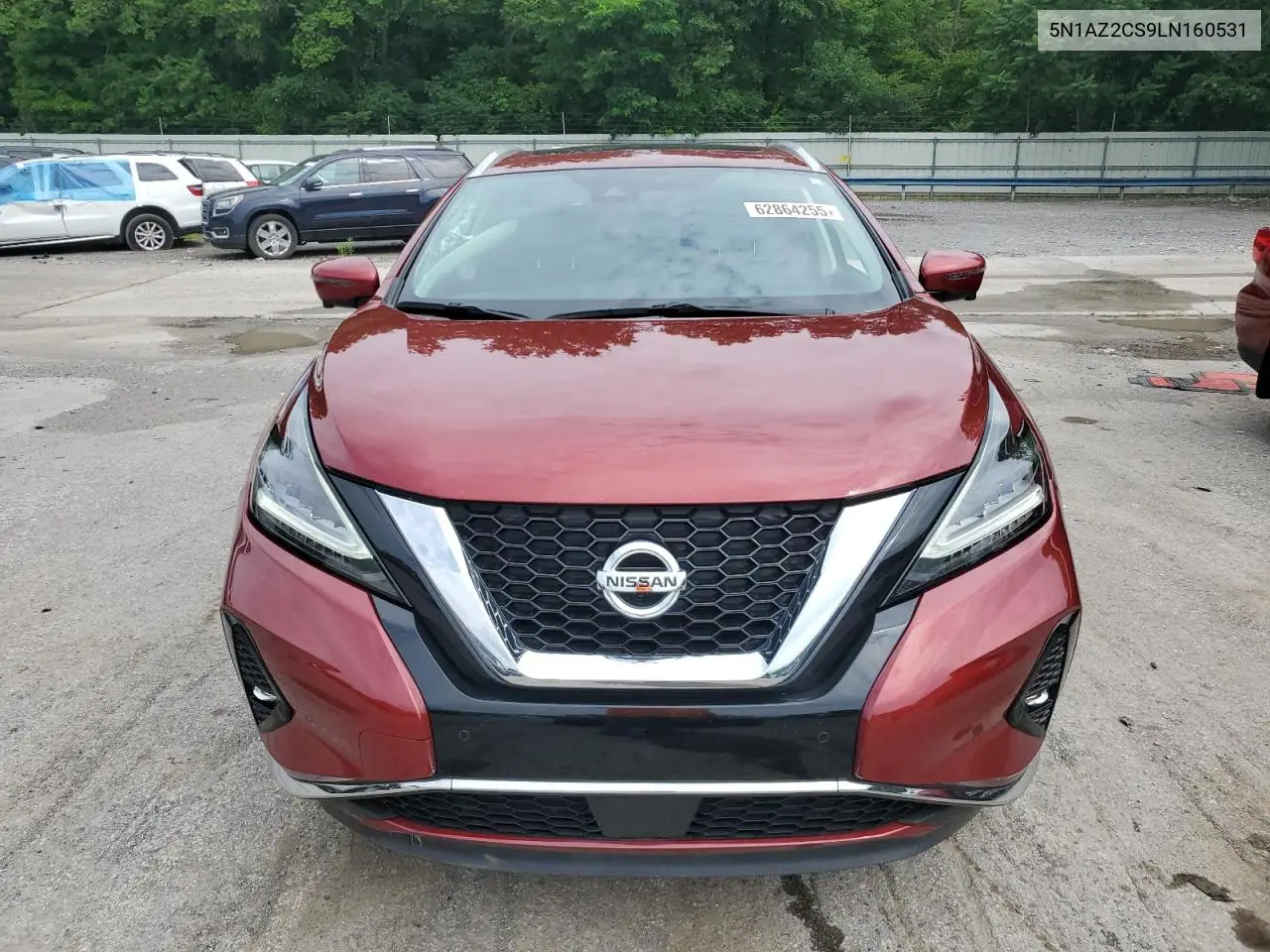 2020 Nissan Murano Sl VIN: 5N1AZ2CS9LN160531 Lot: 62864255
