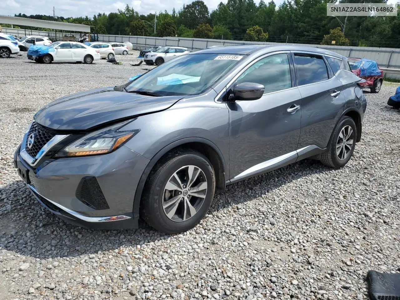 2020 Nissan Murano S VIN: 5N1AZ2AS4LN164862 Lot: 65115185