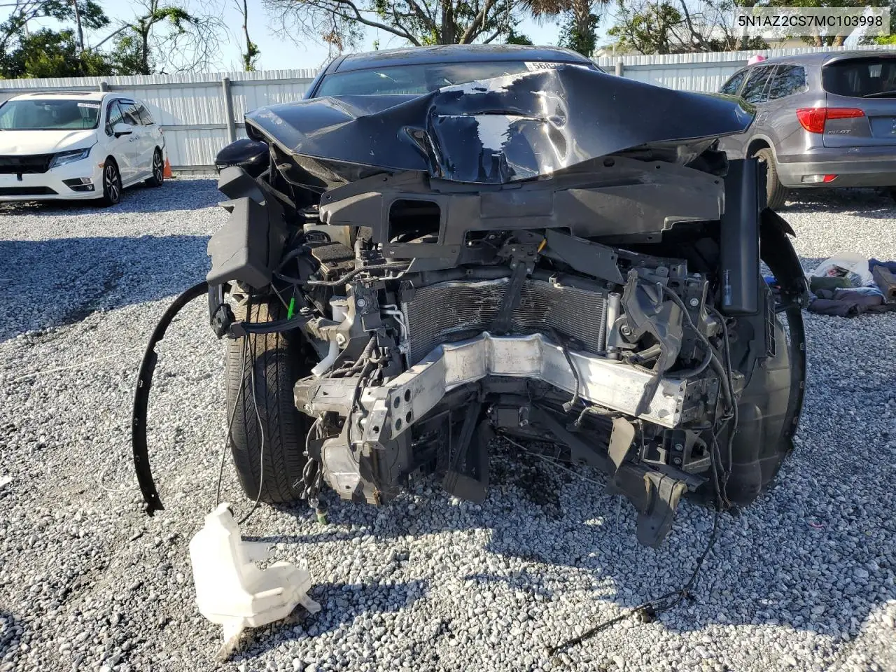 2021 Nissan Murano Sl VIN: 5N1AZ2CS7MC103998 Lot: 56837485
