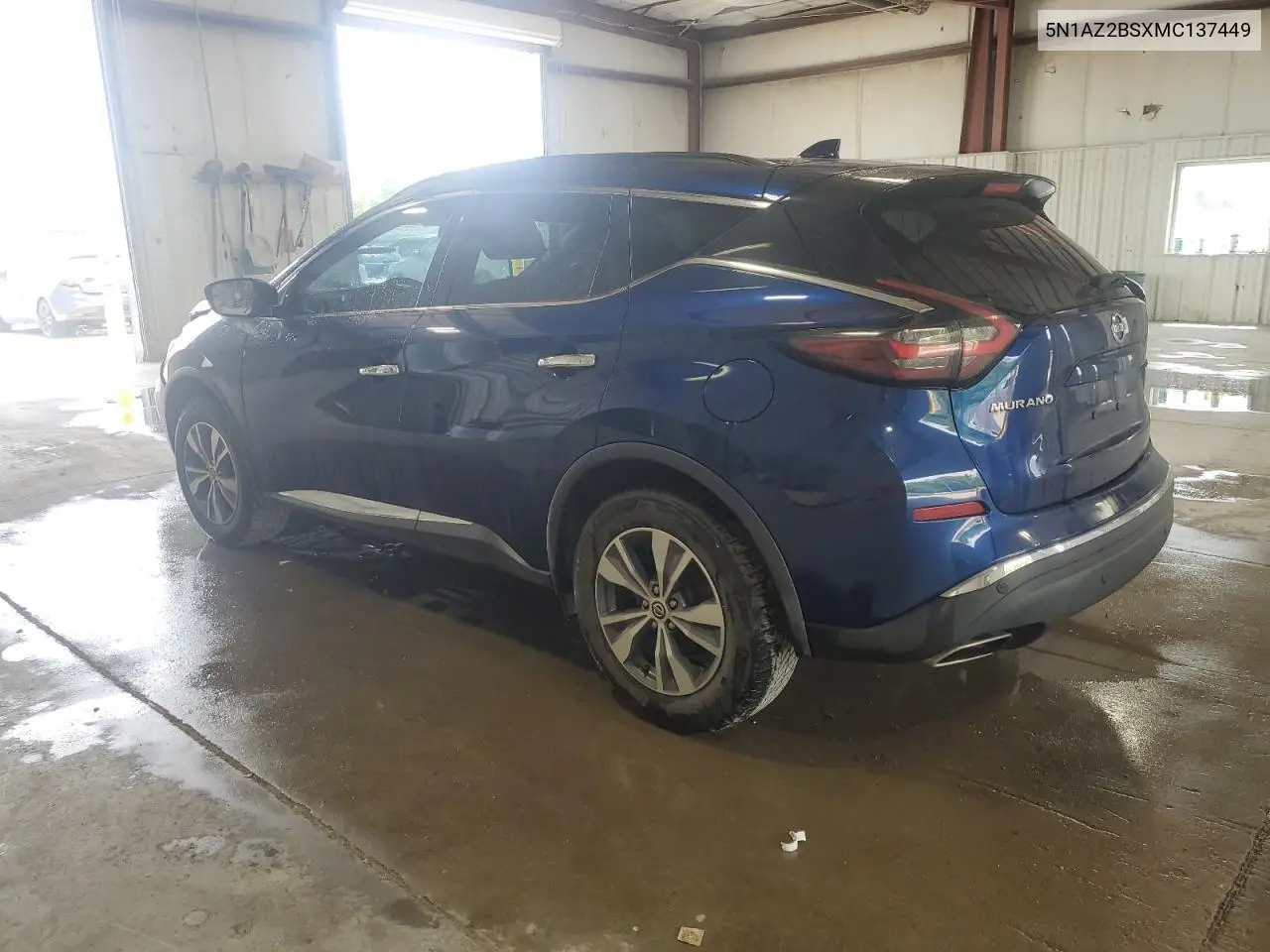 2021 Nissan Murano Sv VIN: 5N1AZ2BSXMC137449 Lot: 62839025