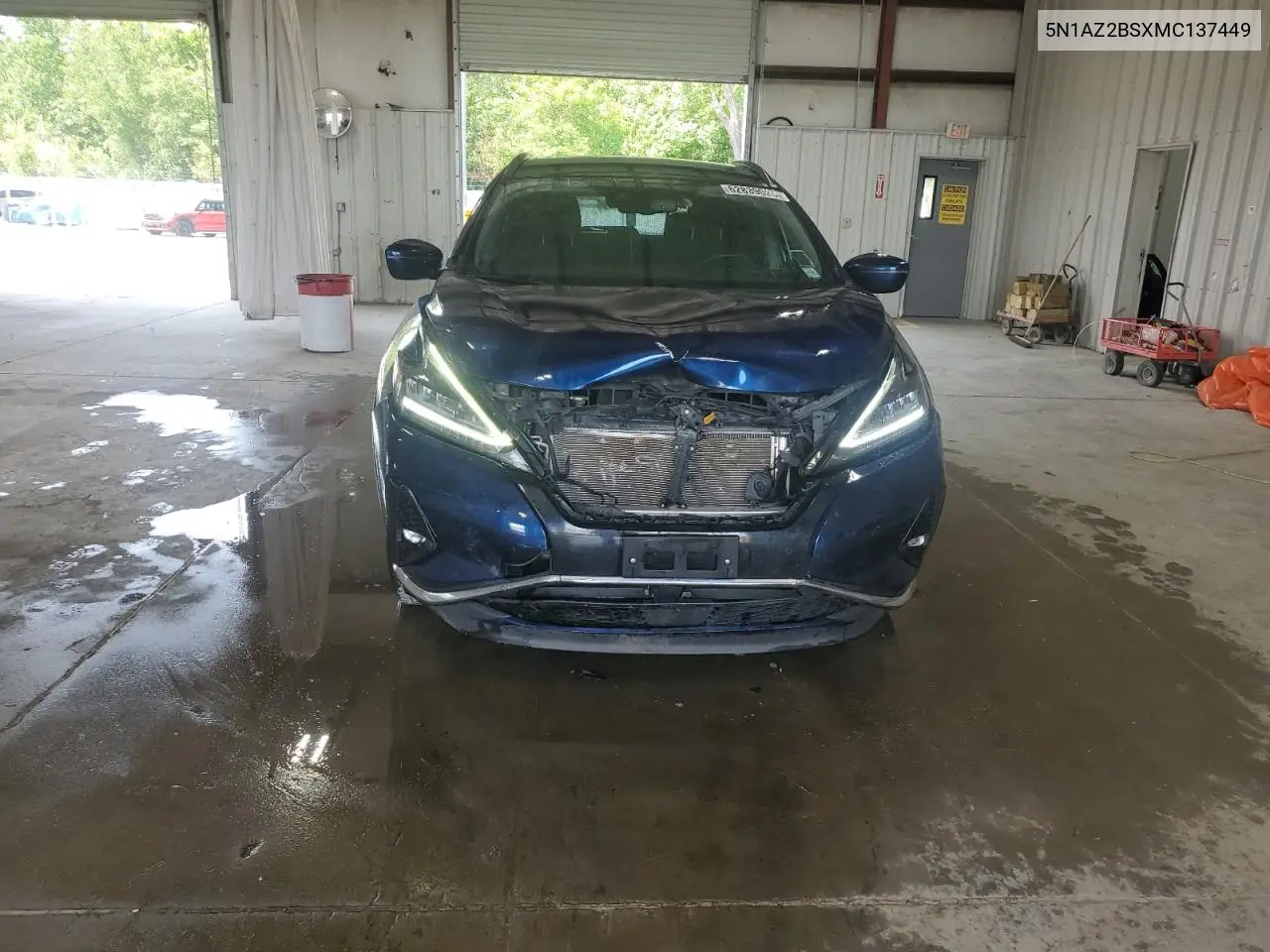 2021 Nissan Murano Sv VIN: 5N1AZ2BSXMC137449 Lot: 62839025