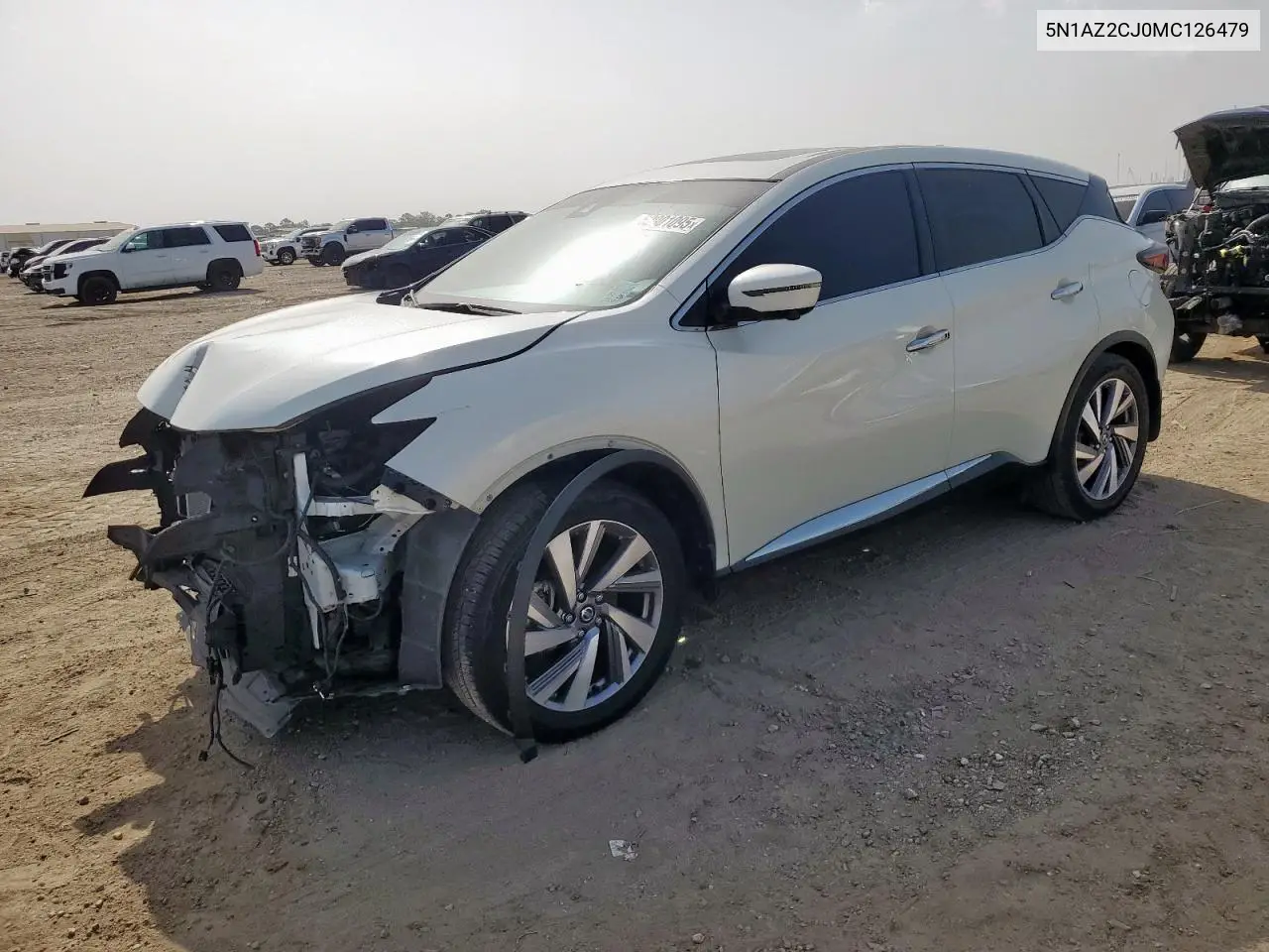 2021 Nissan Murano Sl VIN: 5N1AZ2CJ0MC126479 Lot: 62901095