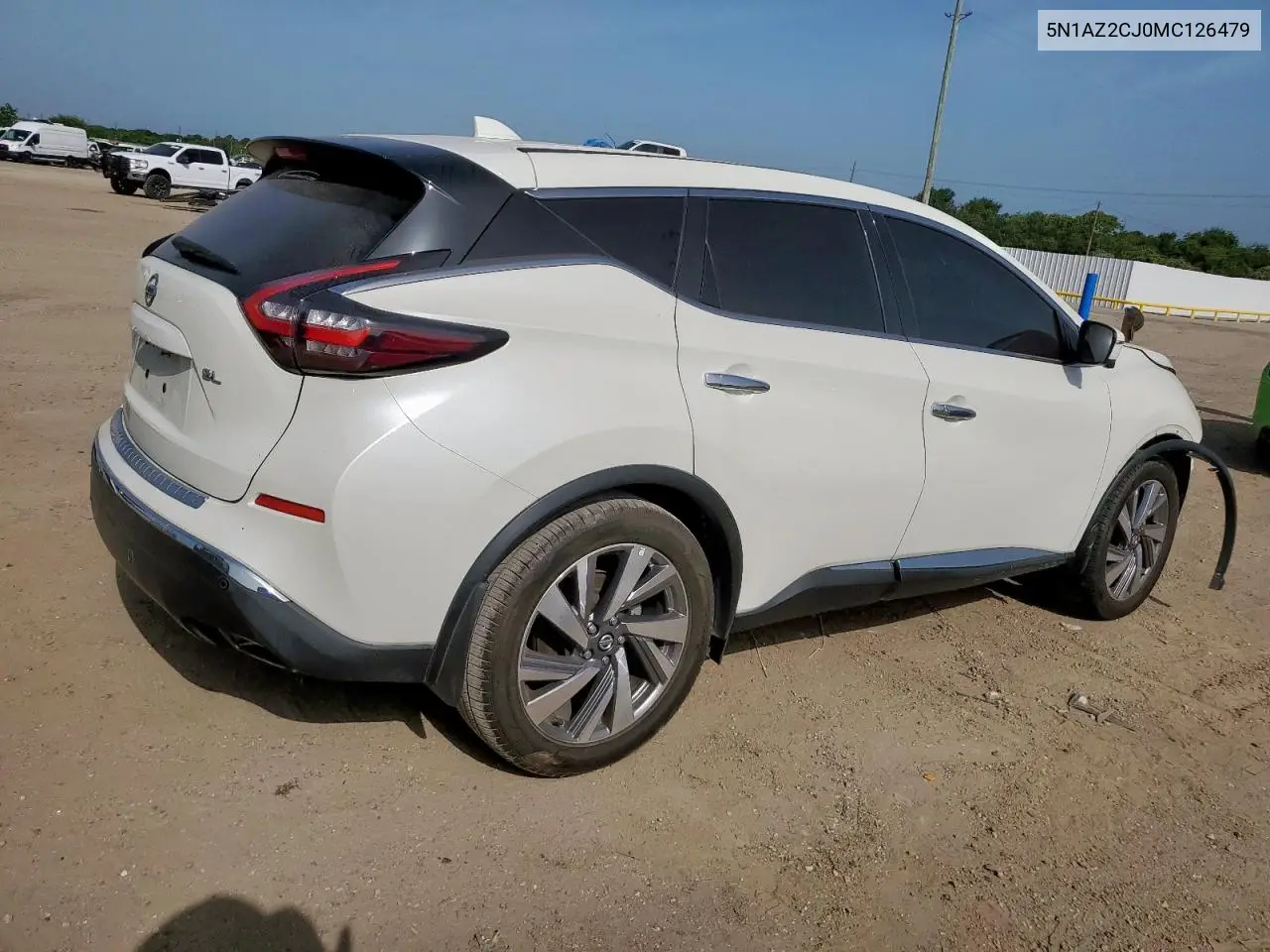 2021 Nissan Murano Sl VIN: 5N1AZ2CJ0MC126479 Lot: 62901095