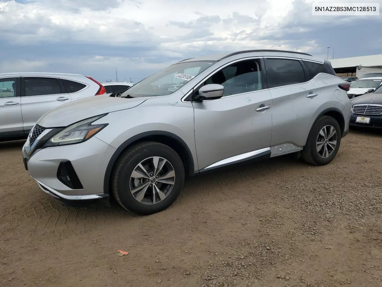 2021 Nissan Murano Sv VIN: 5N1AZ2BS3MC128513 Lot: 63235105