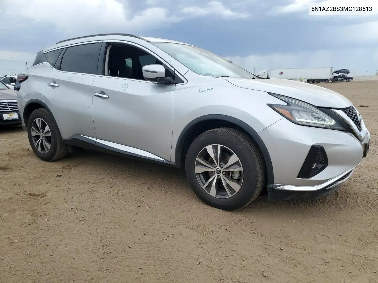 2021 Nissan Murano Sv VIN: 5N1AZ2BS3MC128513 Lot: 63235105