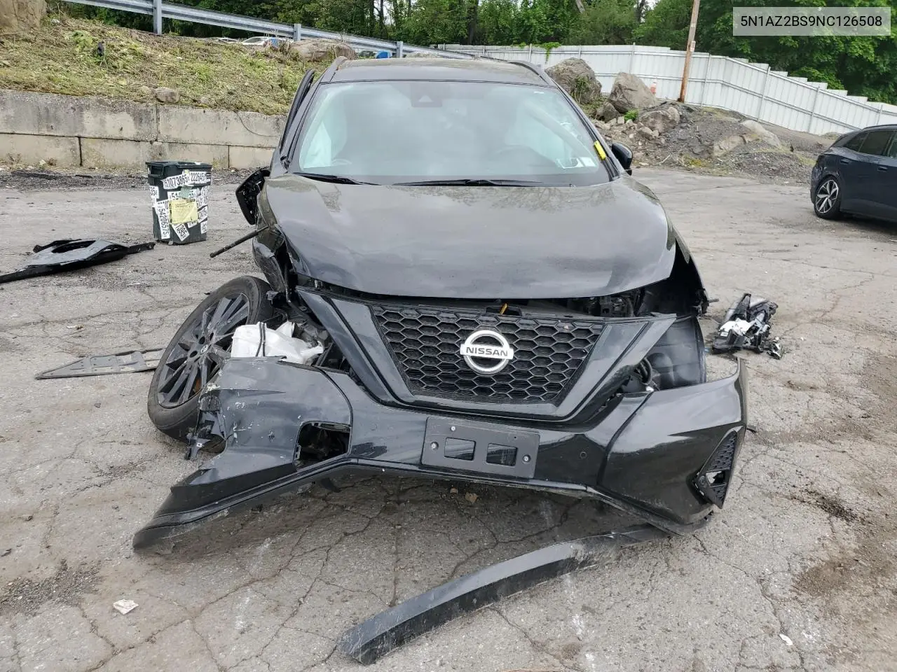 2022 Nissan Murano Sv VIN: 5N1AZ2BS9NC126508 Lot: 56822095