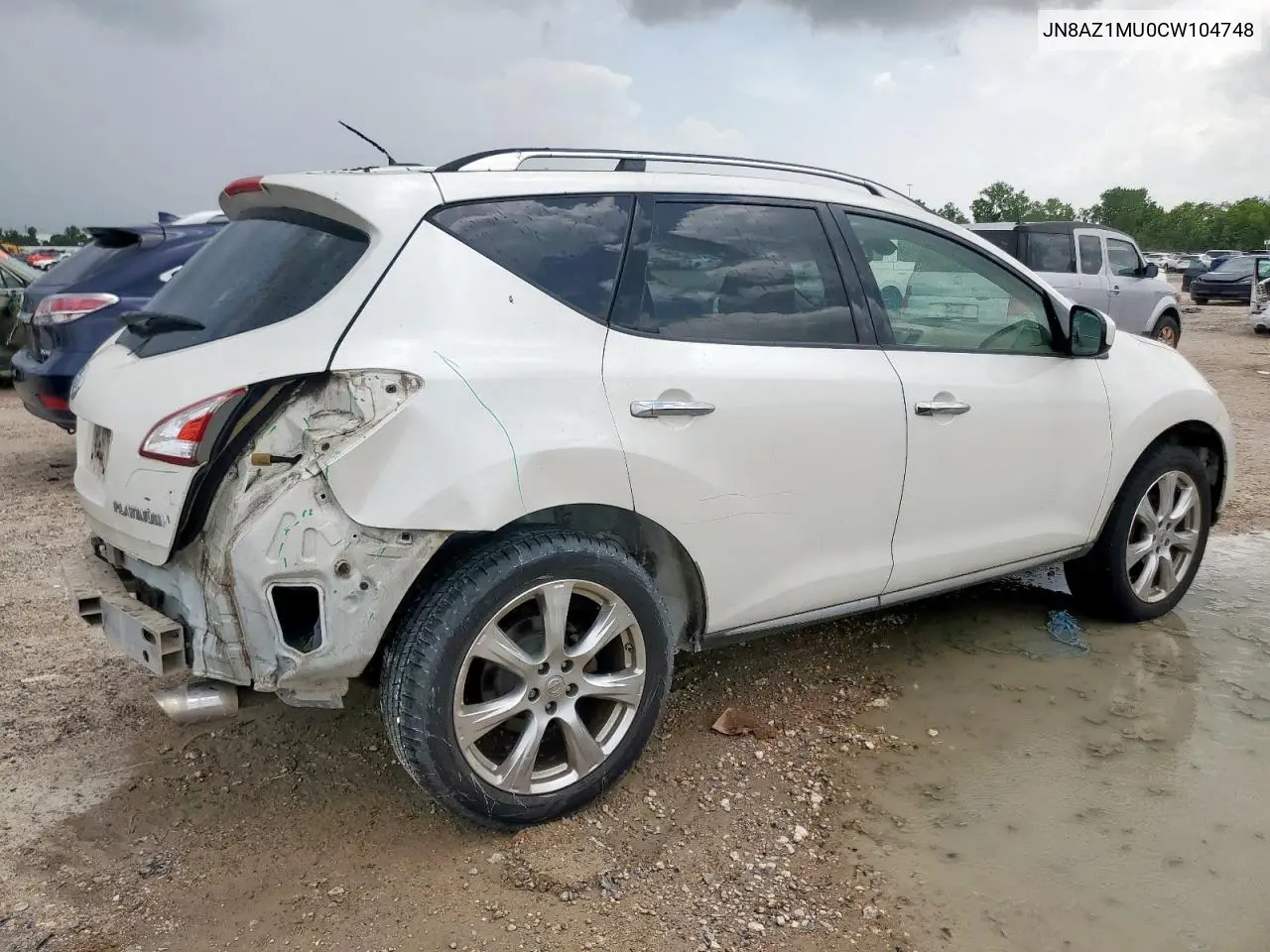 2022 Nissan Murano S VIN: JN8AZ1MU0CW104748 Lot: 63055535