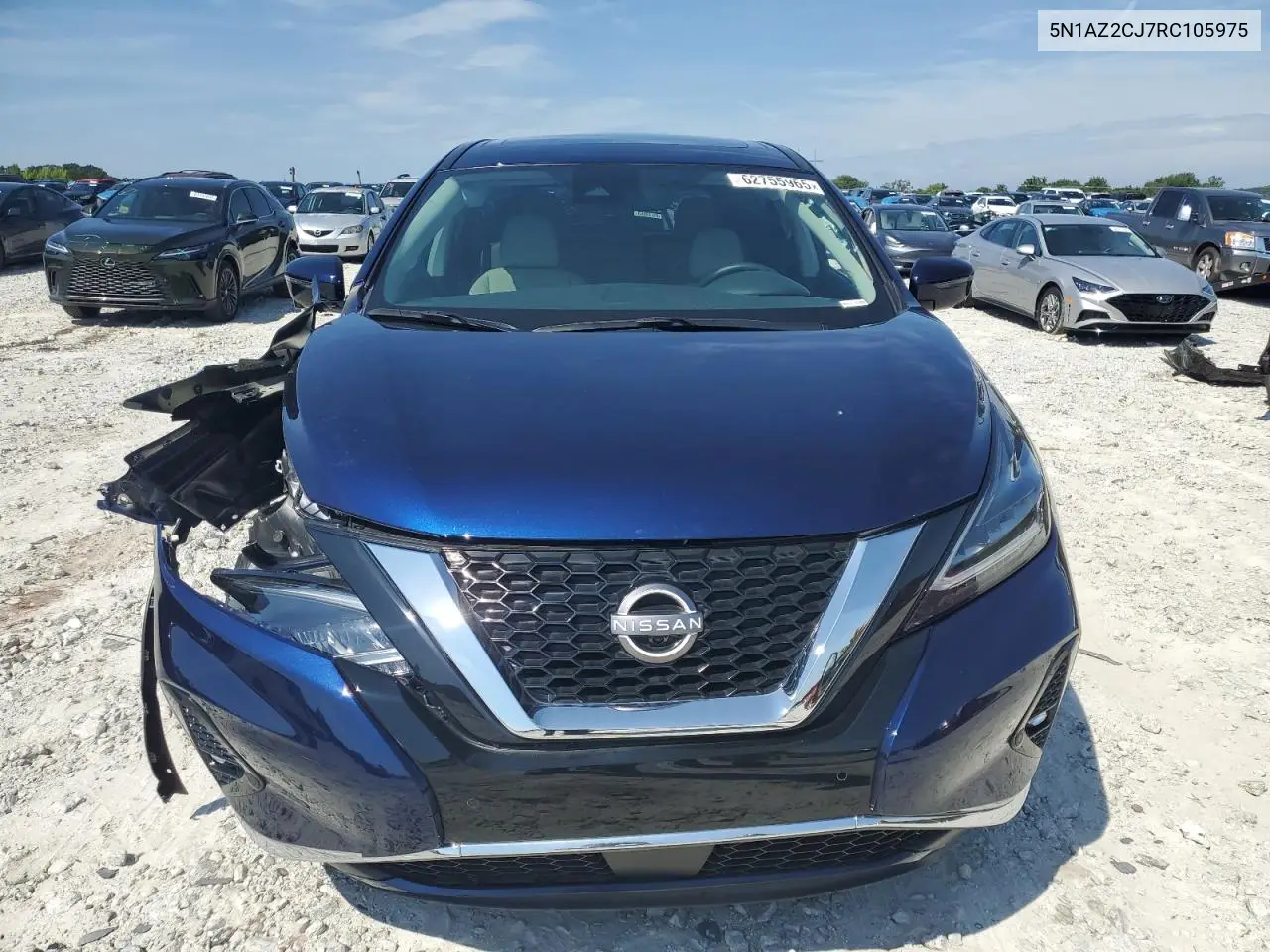2024 Nissan Murano Sl VIN: 5N1AZ2CJ7RC105975 Lot: 62755965