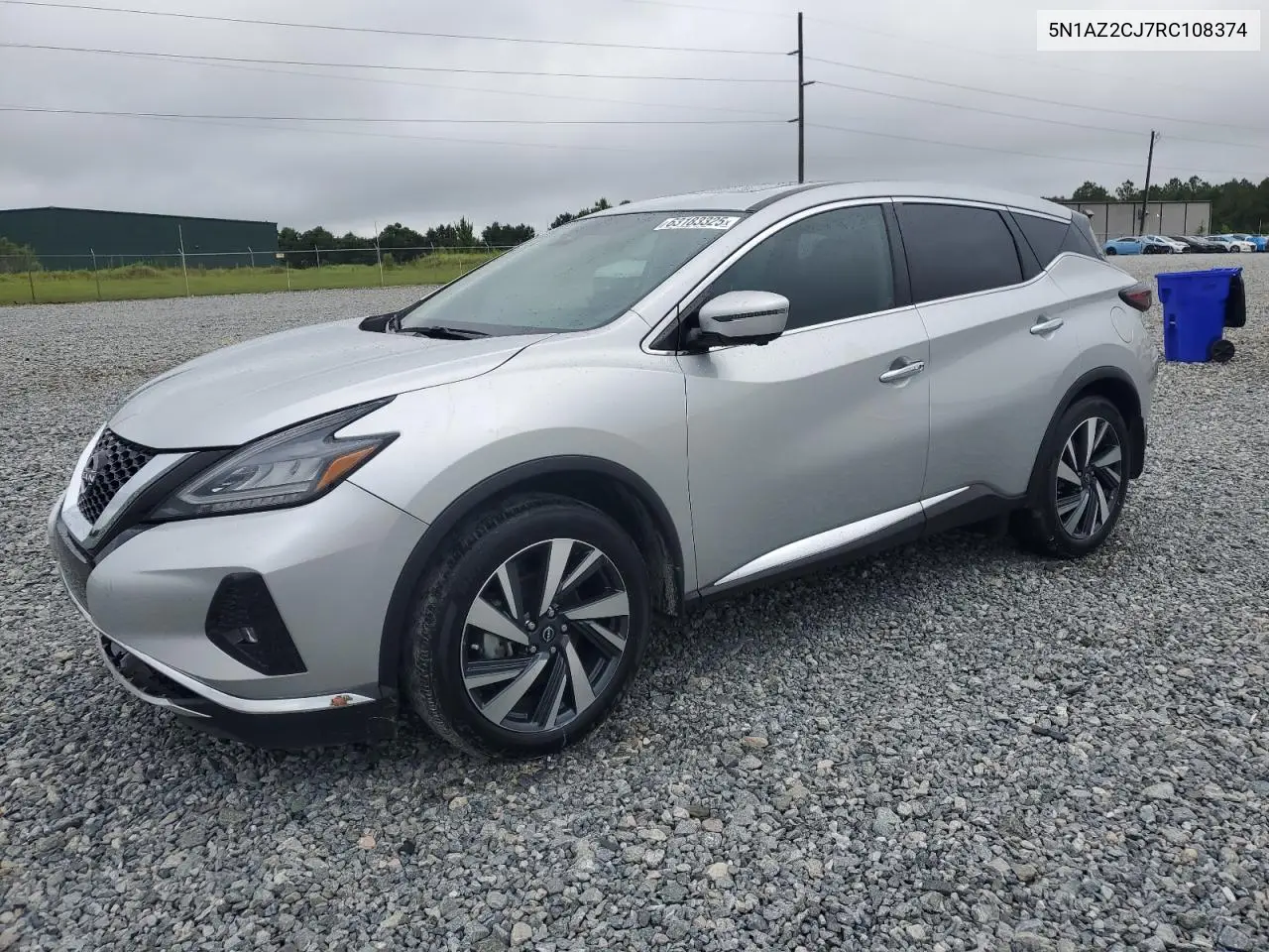 2024 Nissan Murano Sl VIN: 5N1AZ2CJ7RC108374 Lot: 63183325