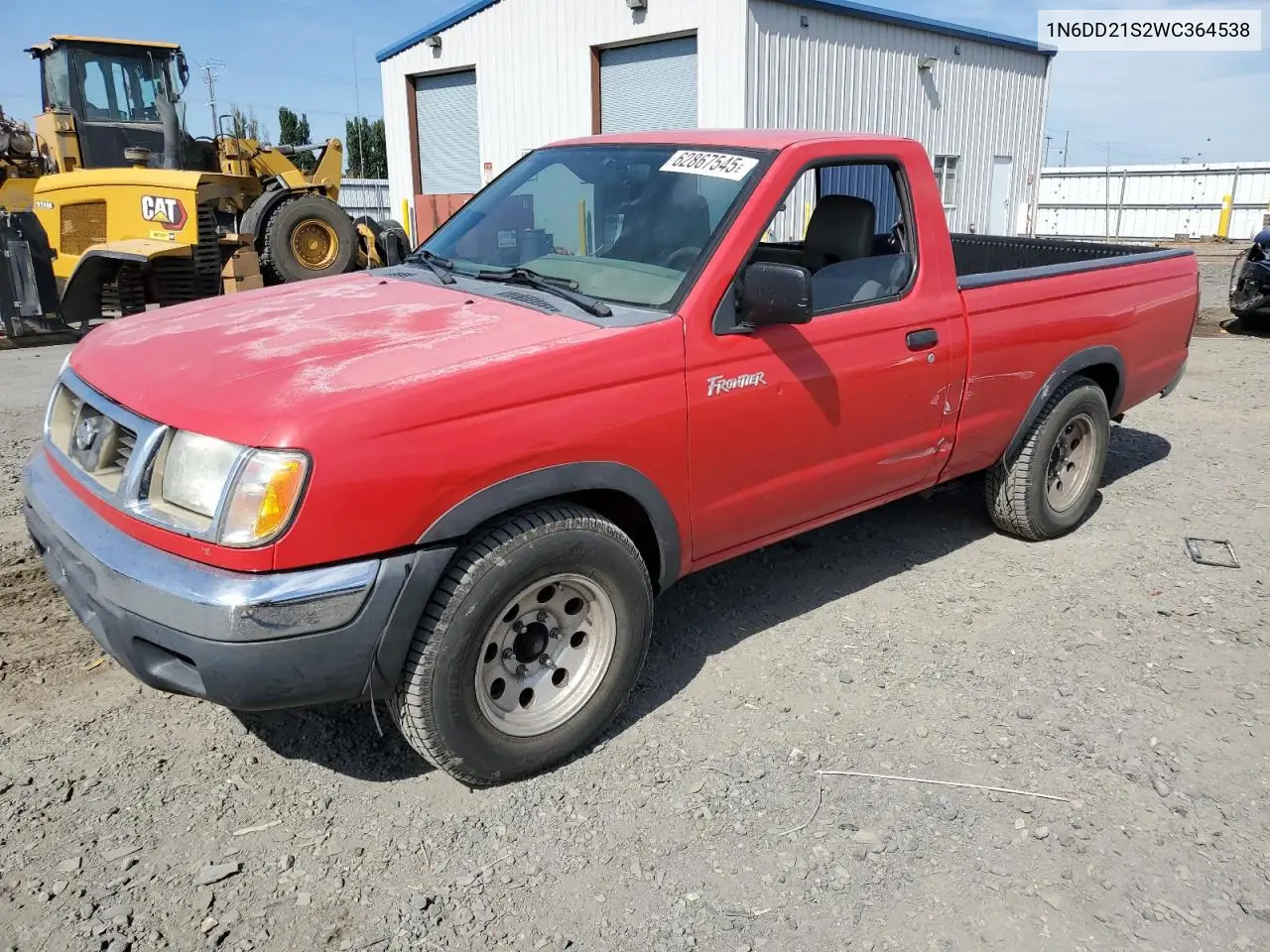 1998 Nissan Frontier Xe VIN: 1N6DD21S2WC364538 Lot: 62867545