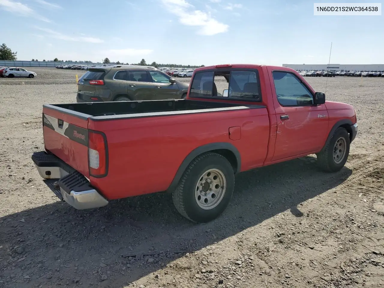 1998 Nissan Frontier Xe VIN: 1N6DD21S2WC364538 Lot: 62867545