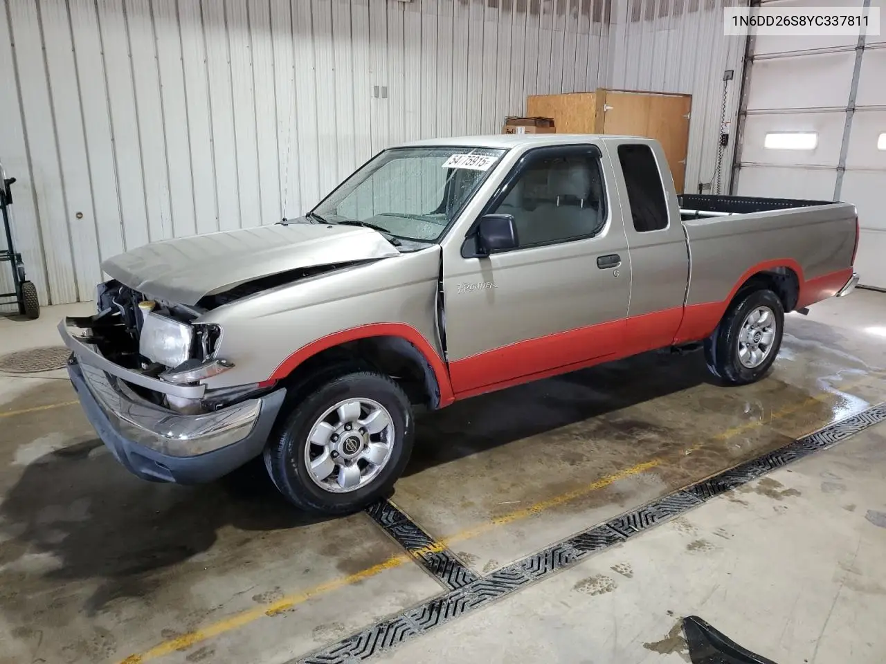 2000 Nissan Frontier King Cab Xe VIN: 1N6DD26S8YC337811 Lot: 54775915