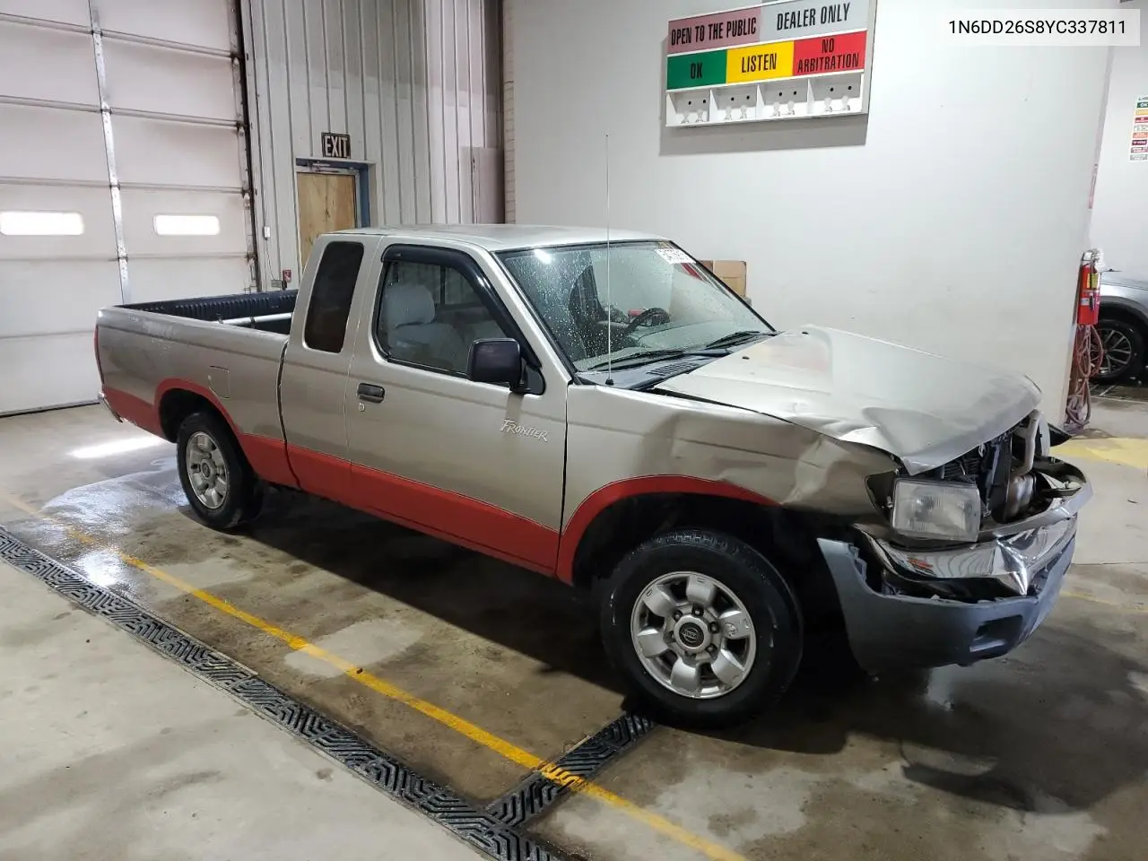 2000 Nissan Frontier King Cab Xe VIN: 1N6DD26S8YC337811 Lot: 54775915