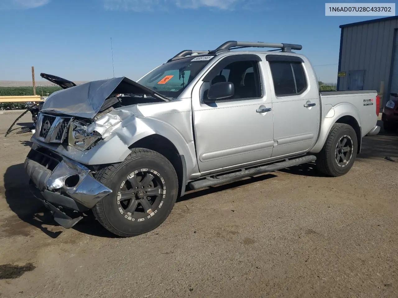 2008 Nissan Frontier Crew Cab Le VIN: 1N6AD07U28C433702 Lot: 56991565