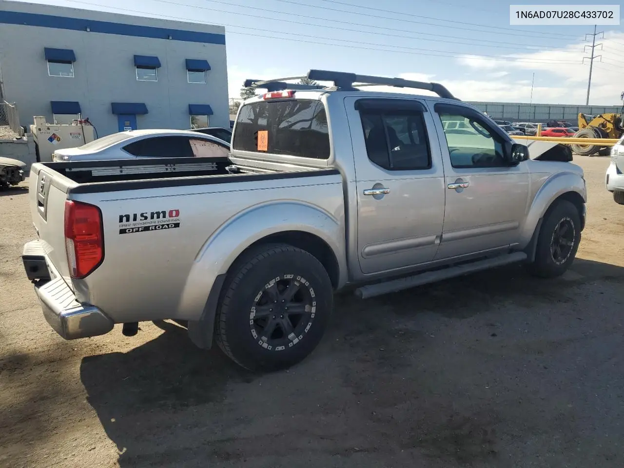 2008 Nissan Frontier Crew Cab Le VIN: 1N6AD07U28C433702 Lot: 56991565