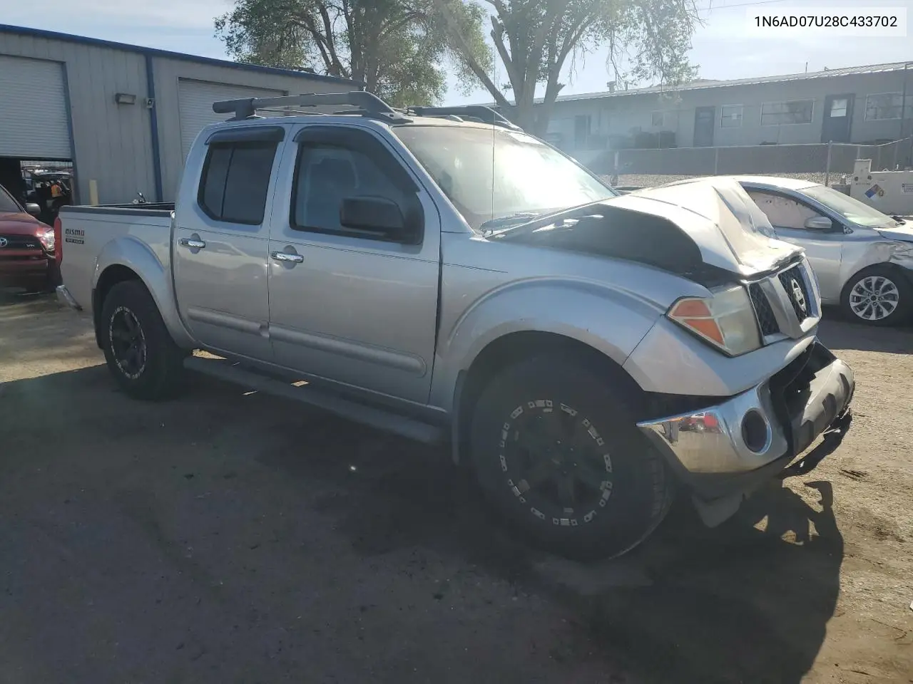 2008 Nissan Frontier Crew Cab Le VIN: 1N6AD07U28C433702 Lot: 56991565