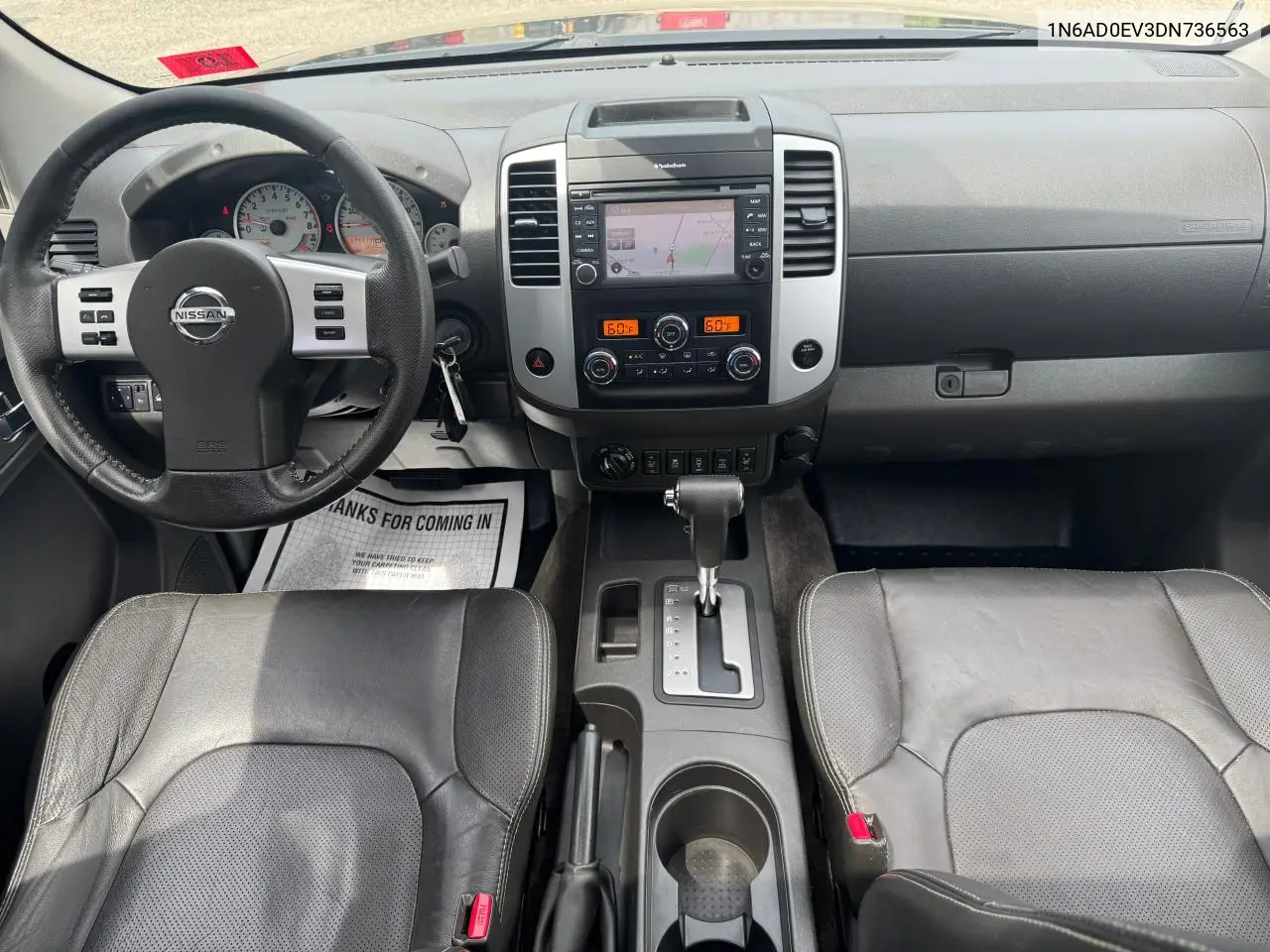 2013 Nissan Frontier S VIN: 1N6AD0EV3DN736563 Lot: 57353445