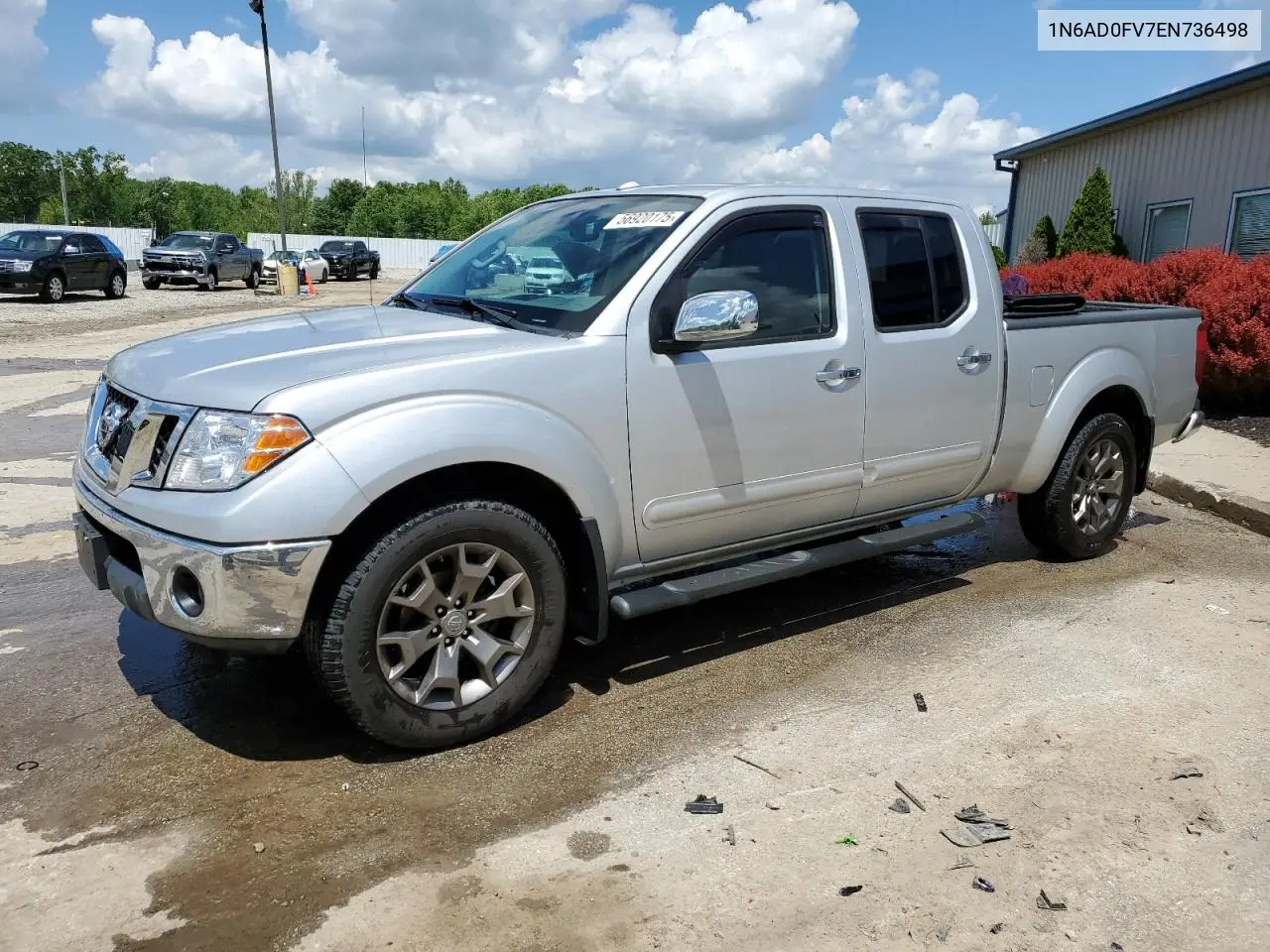 2014 Nissan Frontier Sv VIN: 1N6AD0FV7EN736498 Lot: 56920175