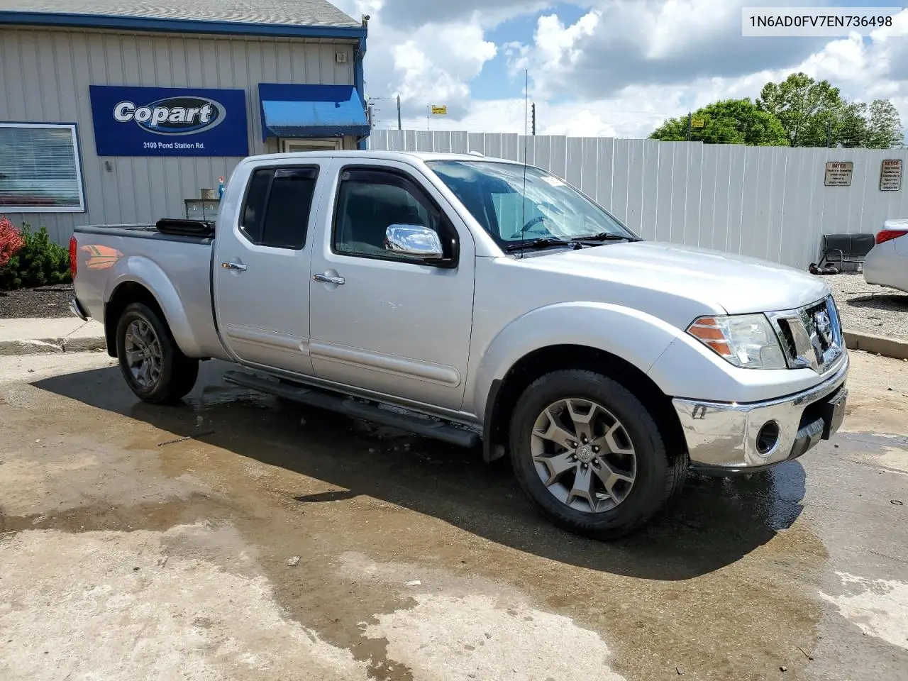 2014 Nissan Frontier Sv VIN: 1N6AD0FV7EN736498 Lot: 56920175
