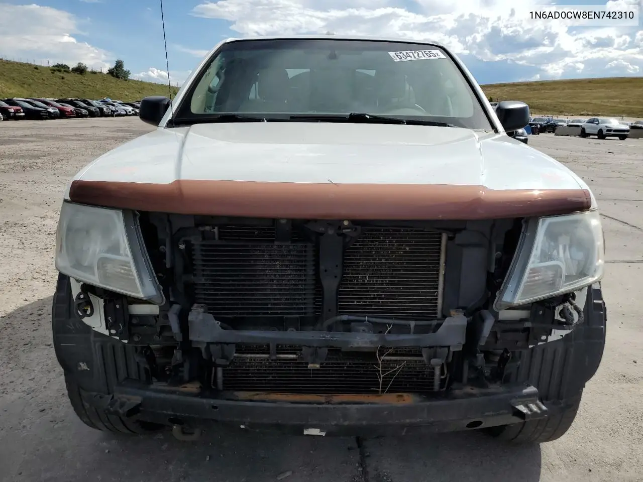 2014 Nissan Frontier Sv VIN: 1N6AD0CW8EN742310 Lot: 63472765