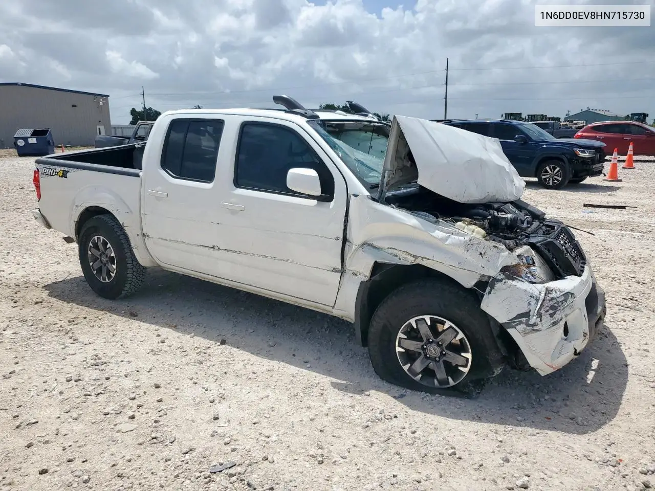 2017 Nissan Frontier S VIN: 1N6DD0EV8HN715730 Lot: 61606725
