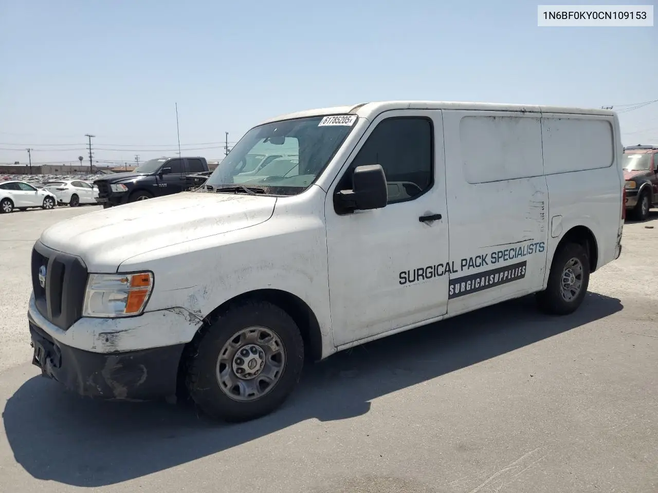 2012 Nissan Nv 1500 VIN: 1N6BF0KY0CN109153 Lot: 61785205