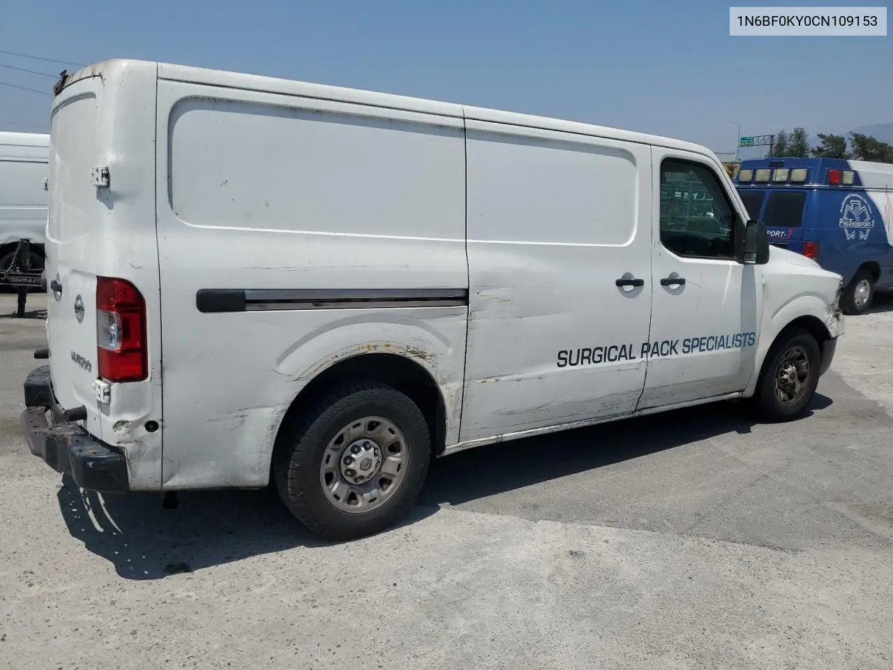 2012 Nissan Nv 1500 VIN: 1N6BF0KY0CN109153 Lot: 61785205