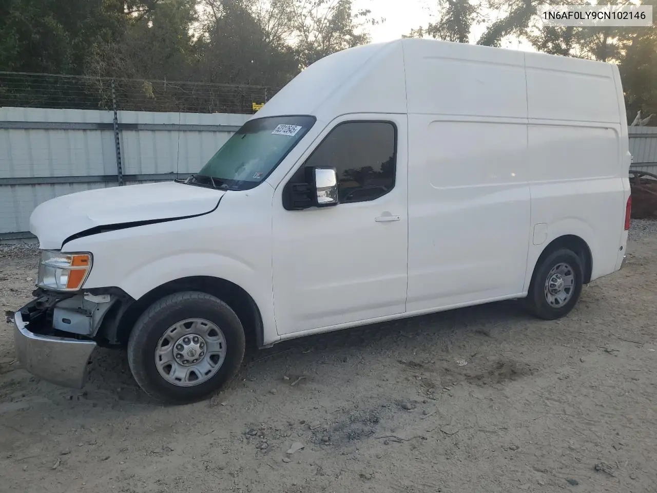 2012 Nissan Nv 2500 VIN: 1N6AF0LY9CN102146 Lot: 62312645