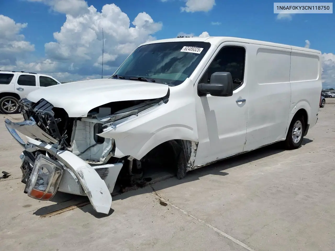 2012 Nissan Nv 2500 VIN: 1N6AF0KY3CN118750 Lot: 62489325
