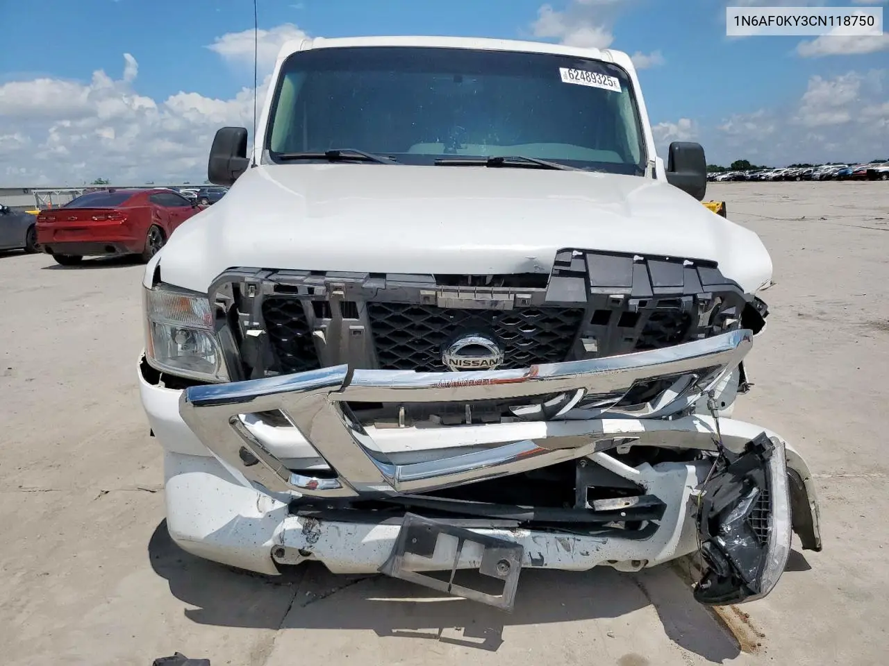 2012 Nissan Nv 2500 VIN: 1N6AF0KY3CN118750 Lot: 62489325