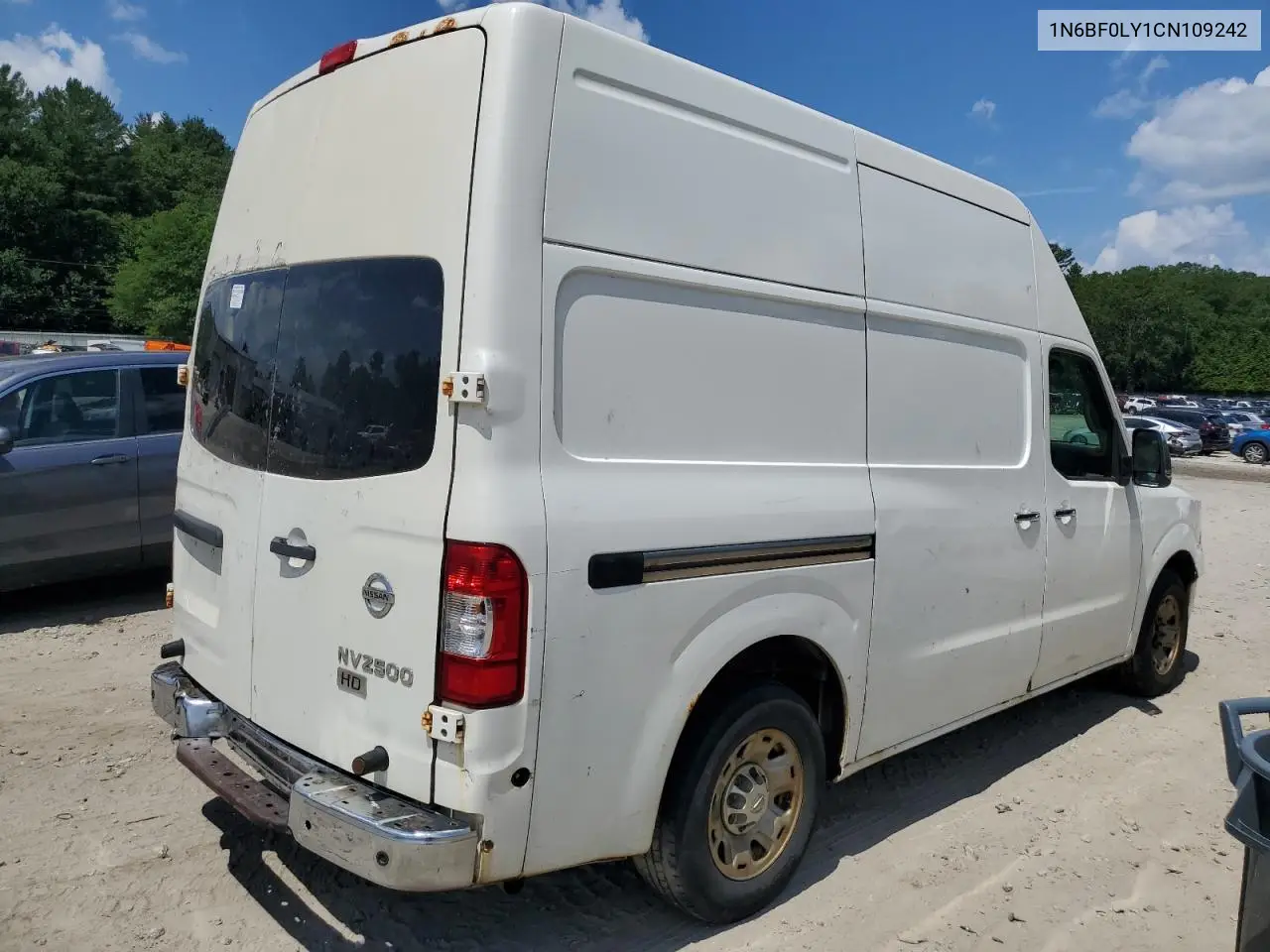 2012 Nissan Nv 2500 VIN: 1N6BF0LY1CN109242 Lot: 62519095