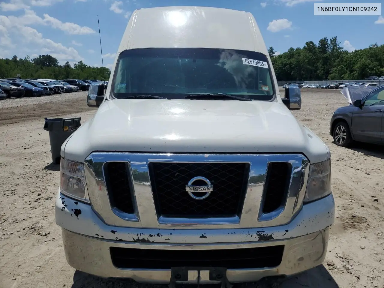 2012 Nissan Nv 2500 VIN: 1N6BF0LY1CN109242 Lot: 62519095