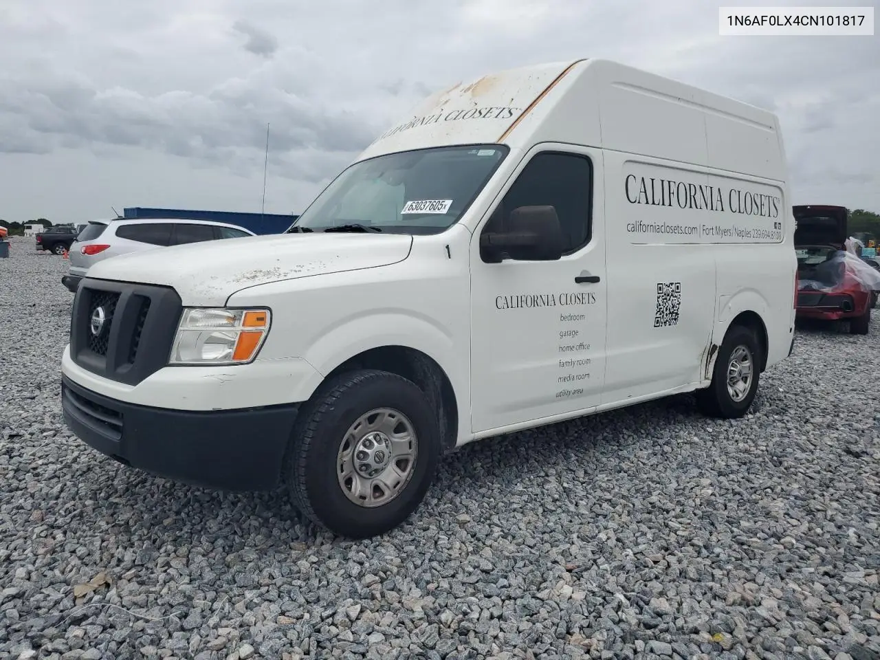 2012 Nissan Nv 2500 VIN: 1N6AF0LX4CN101817 Lot: 63037605