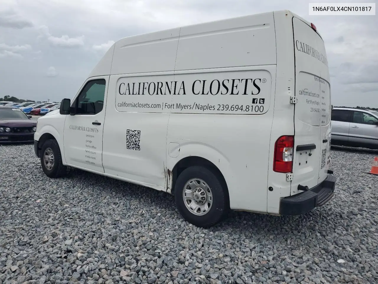 2012 Nissan Nv 2500 VIN: 1N6AF0LX4CN101817 Lot: 63037605