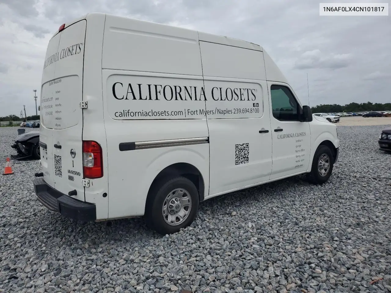 2012 Nissan Nv 2500 VIN: 1N6AF0LX4CN101817 Lot: 63037605