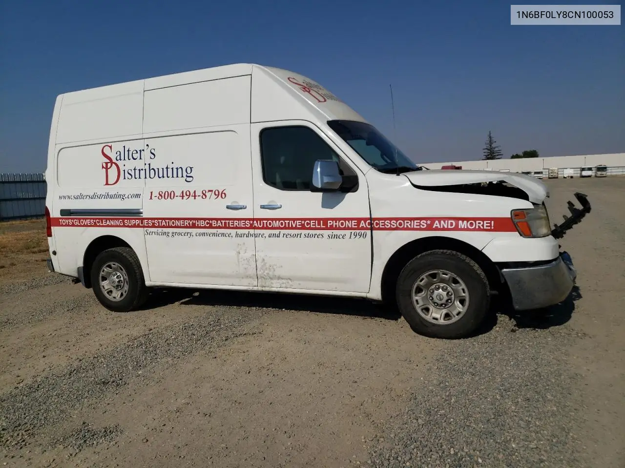 2012 Nissan Nv 2500 VIN: 1N6BF0LY8CN100053 Lot: 64464765