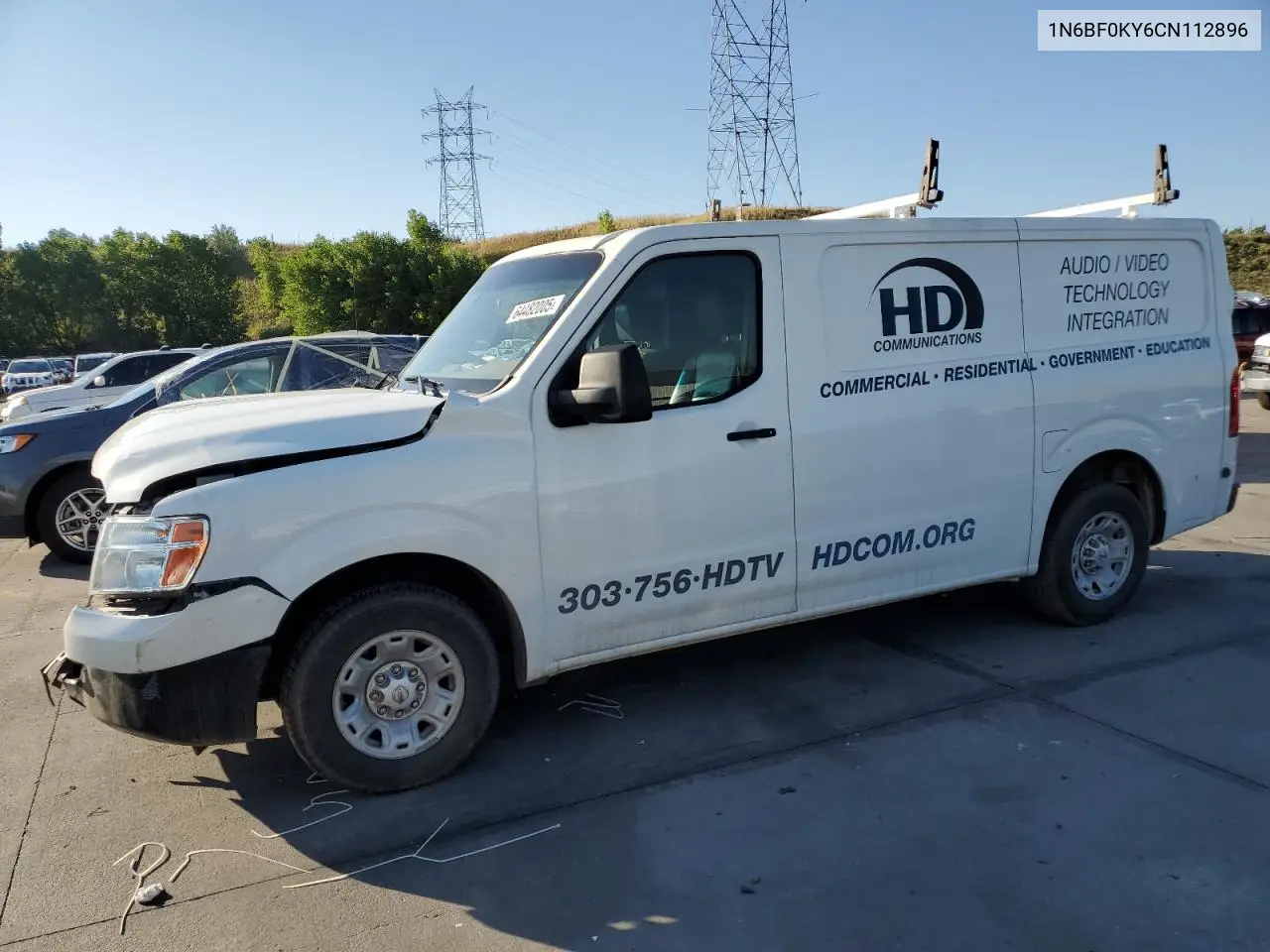 2012 Nissan Nv 1500 VIN: 1N6BF0KY6CN112896 Lot: 64482005