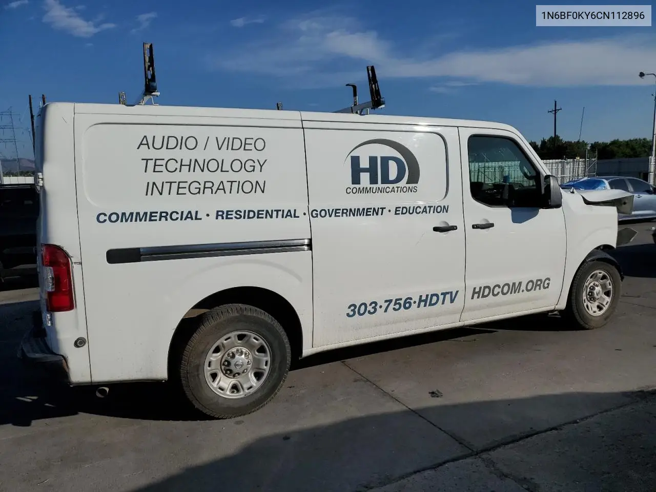 2012 Nissan Nv 1500 VIN: 1N6BF0KY6CN112896 Lot: 64482005