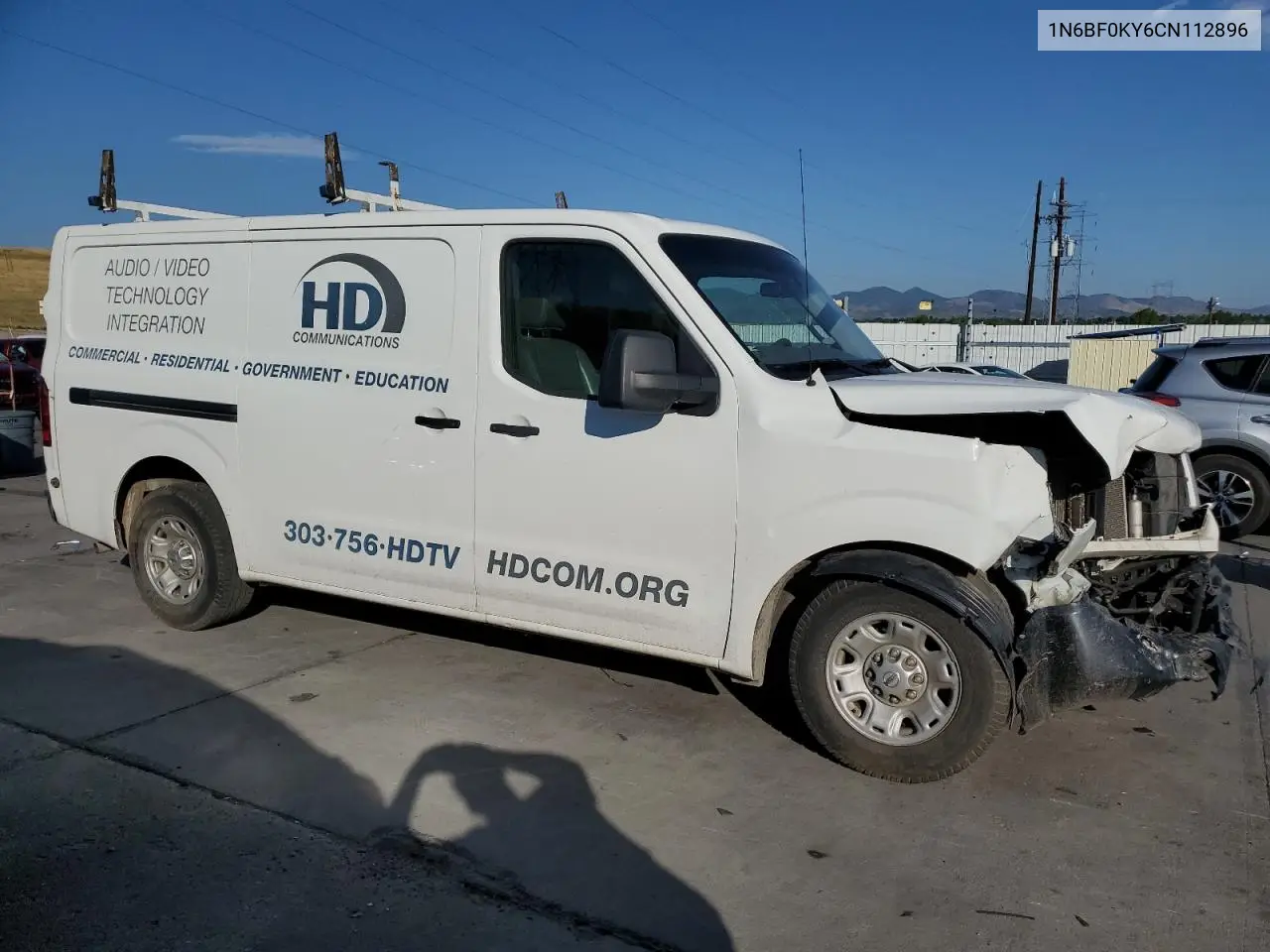 2012 Nissan Nv 1500 VIN: 1N6BF0KY6CN112896 Lot: 64482005